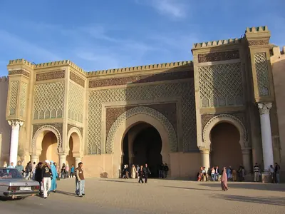 Bab Mansour · foto de archivo de 2008