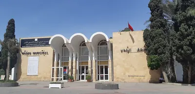 Ehemaliges Museum des Amazigh-Erbes, Fassade vom 30. September 2019.