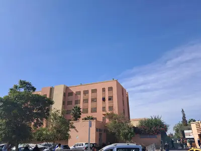 Le centre hospitalier universitaire Mohammed VI de Marrakech, hôpital public.