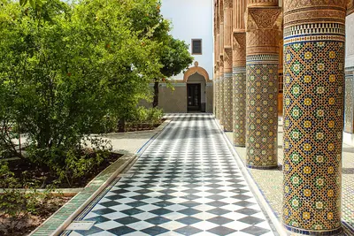 Patio de Dar El Bacha, 9 de septiembre de 2019.
