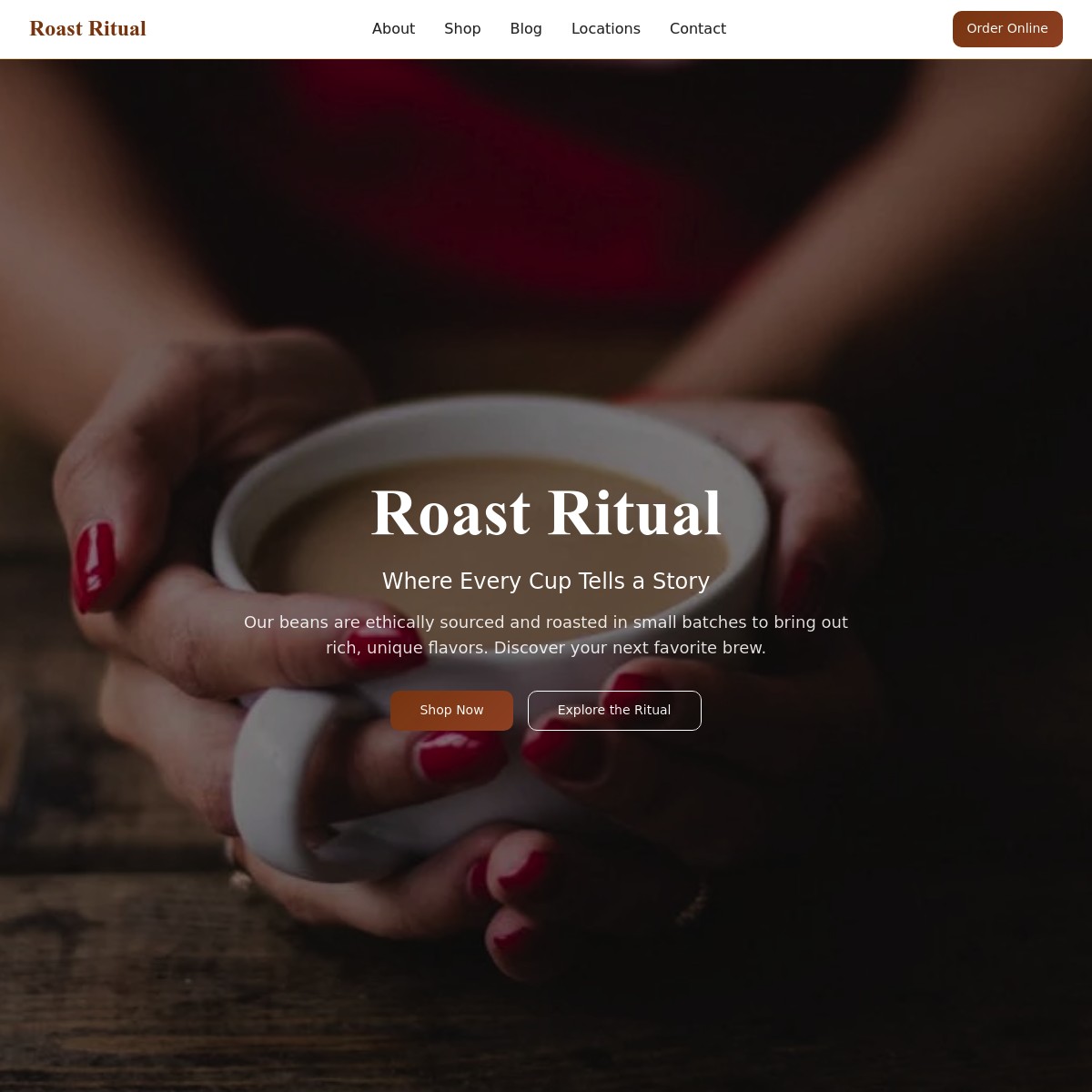 Roast Ritual Coffee Shop