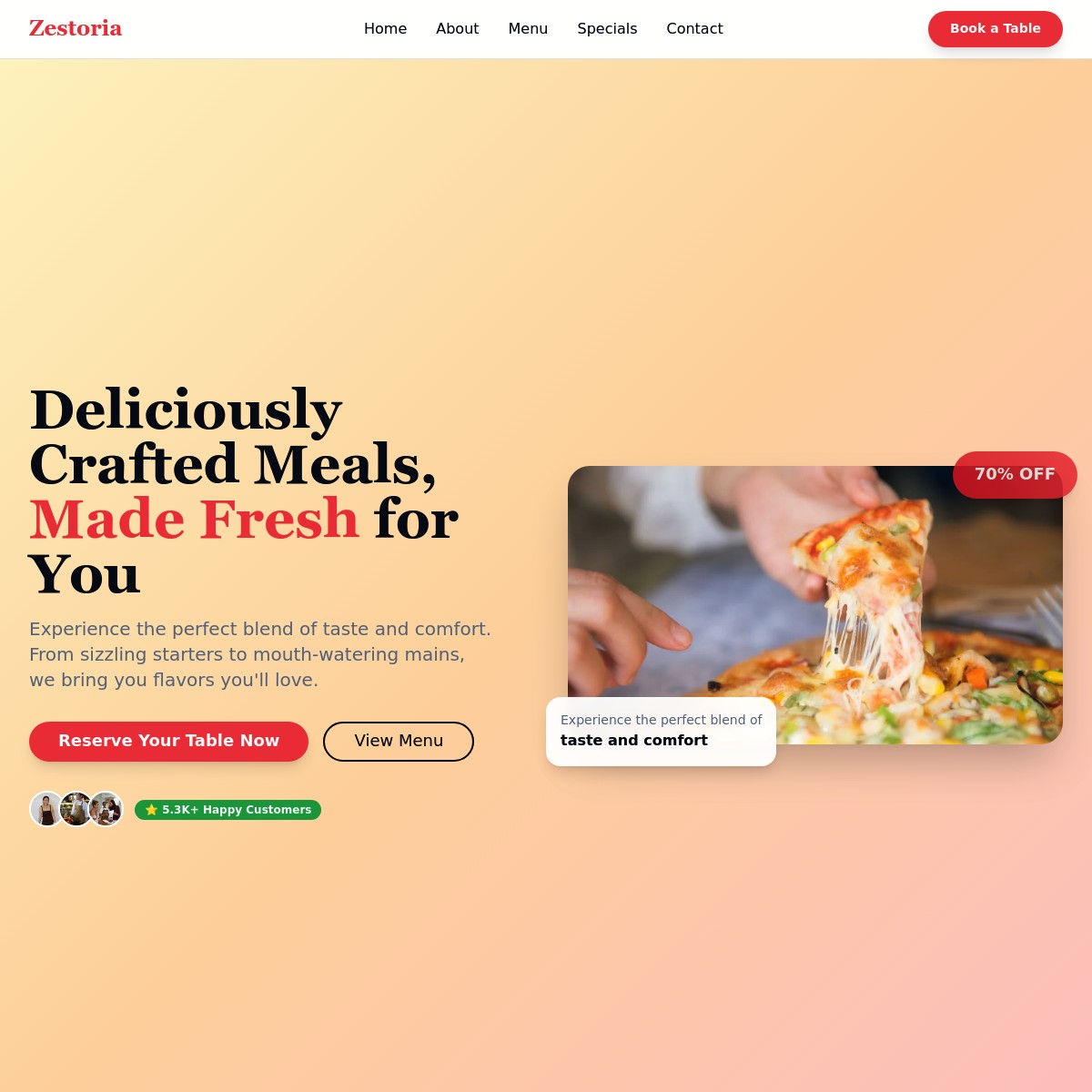 Restaurant Template