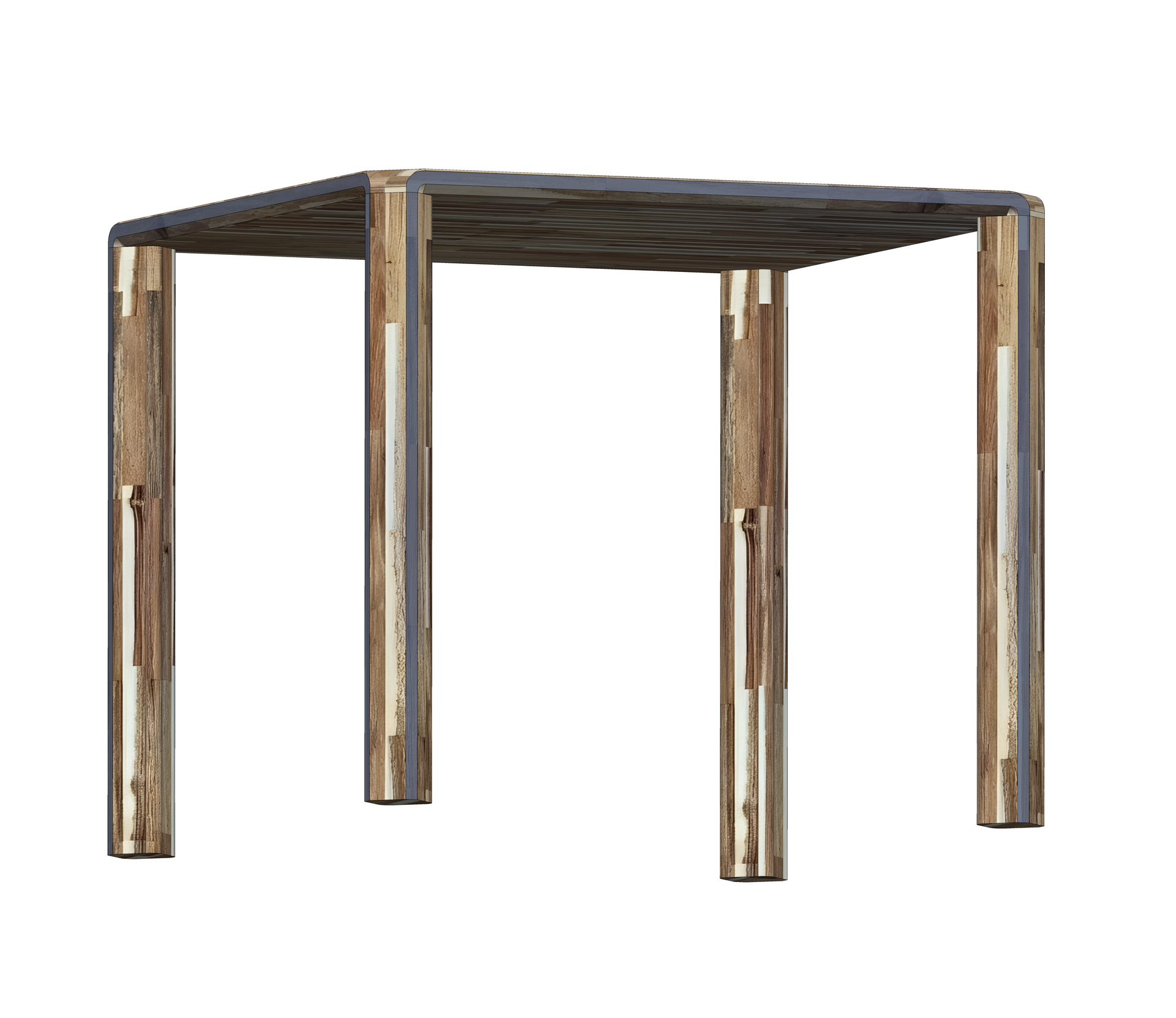Patentovaný designový stůl z akacie 88x88 – fotka 3