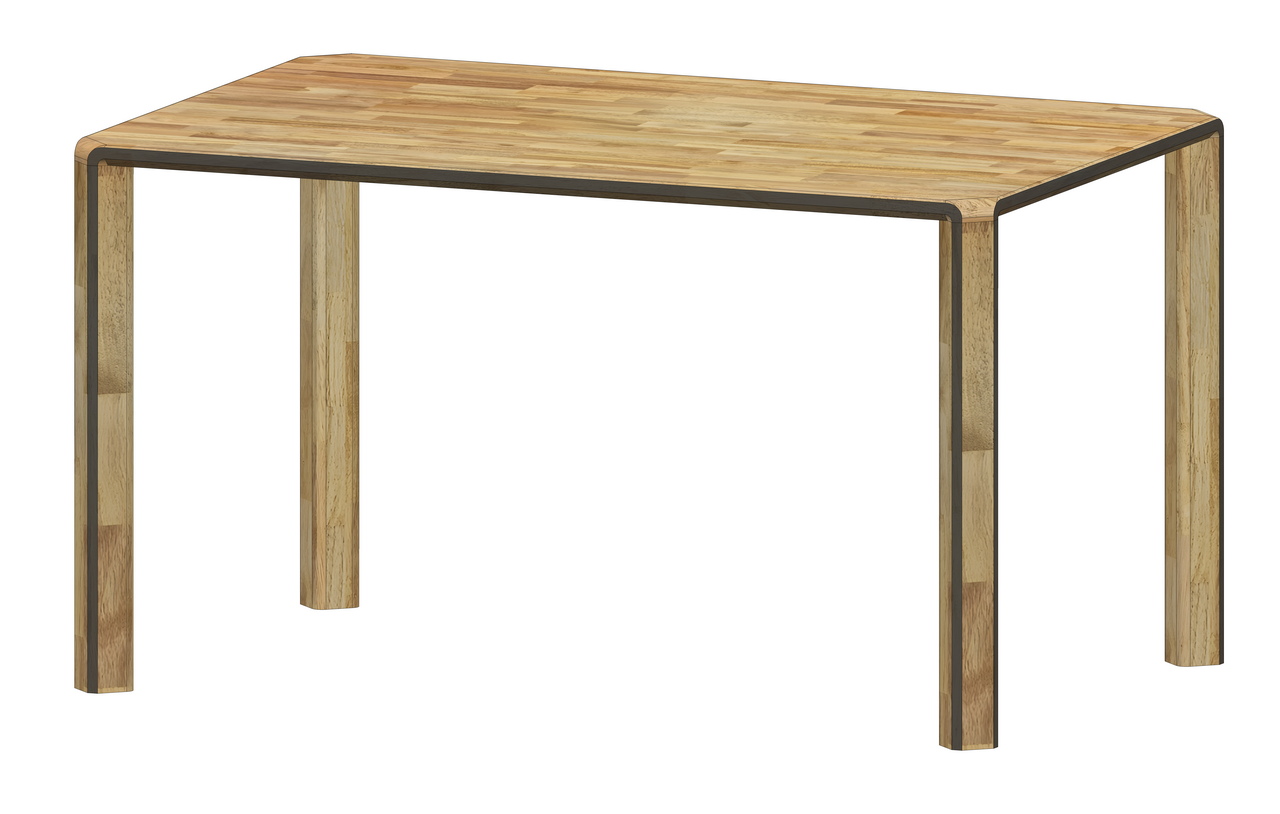 Dvoubarevný stylový stůl z dubu 160 x 75 cm