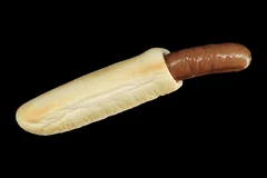 Fransk hotdog m. frankfurter