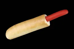 Fransk hotdog m. rød pølse