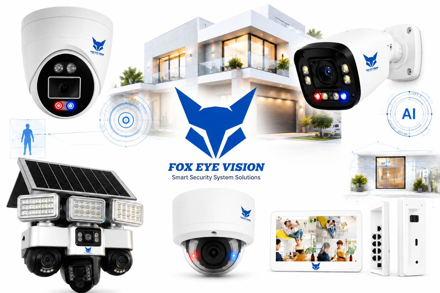 Fox Eye Vision Smart Security System Solutions — cameras, solar systems, AI detection