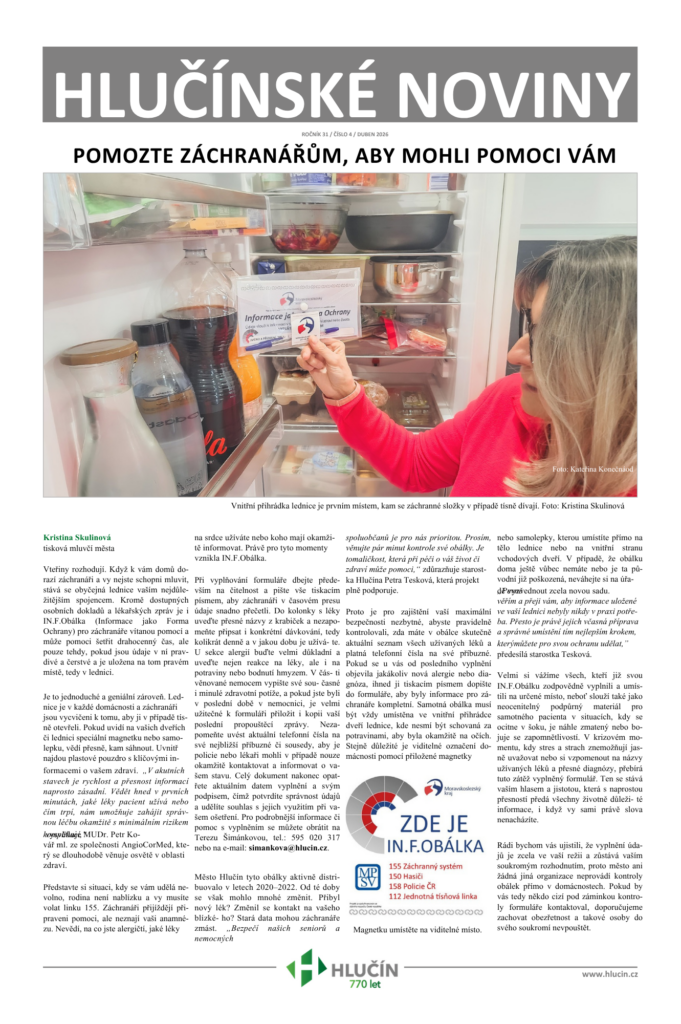 IN.F.Obálka – Hlučínské noviny