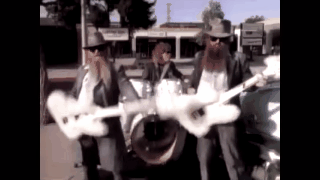 ZZ top — Musictoons cartoon by Peter Gillies