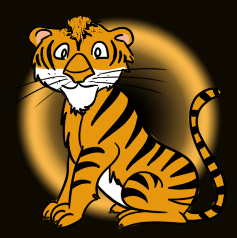 Tiger Duck — Footy cartoon by Peter Gillies
