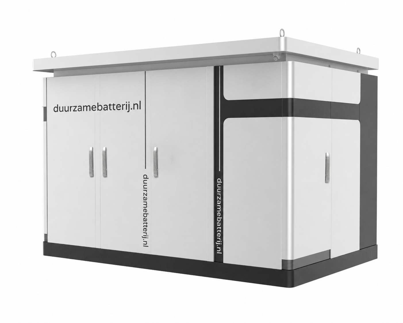 Zakelijke batterijkast in 3D-weergave