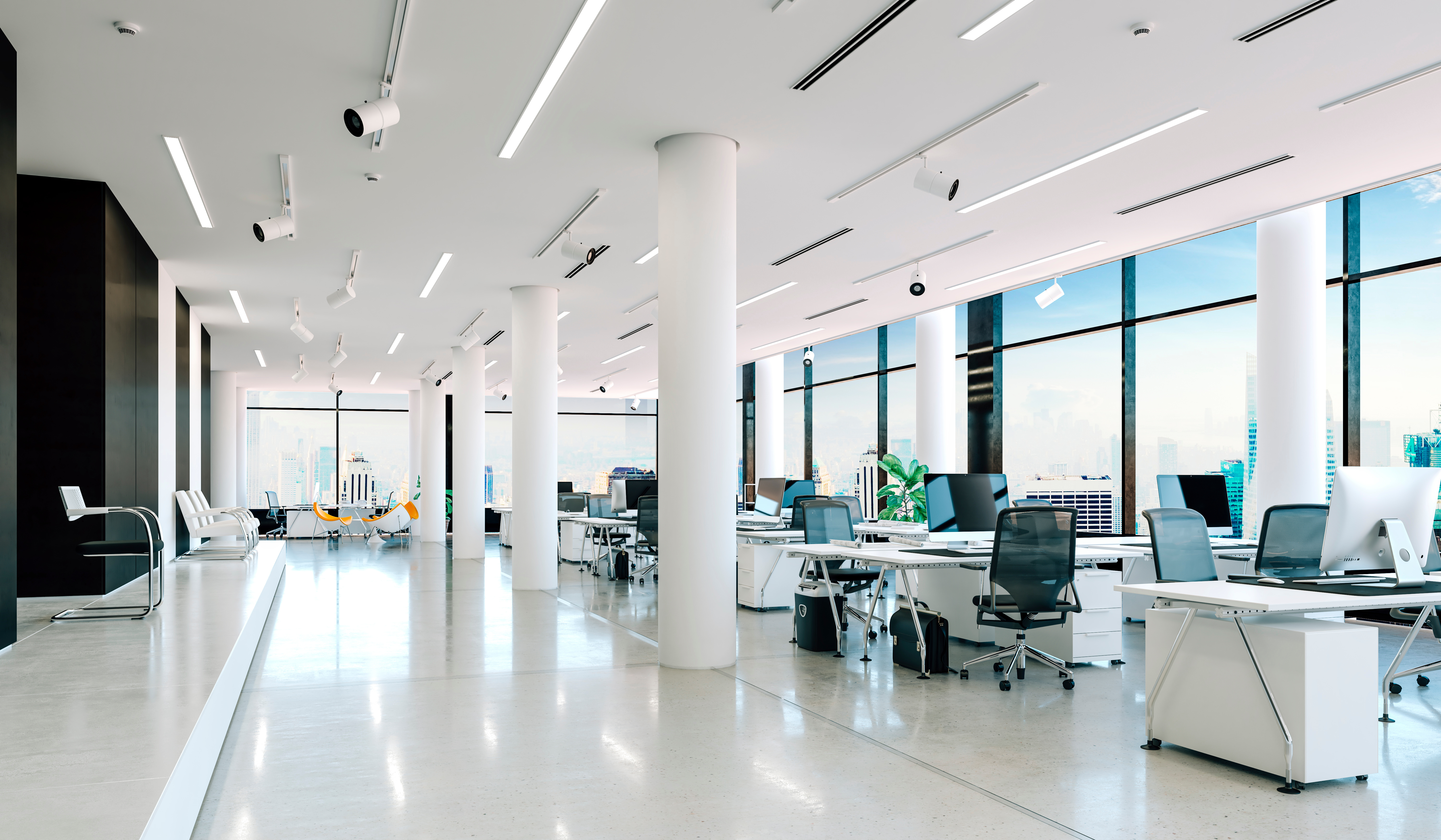 Clean professional office space