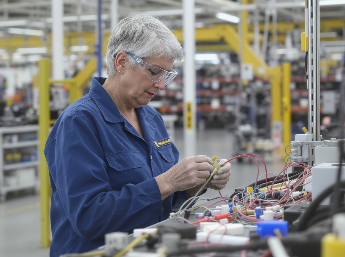 Pracovníci ve výrobě