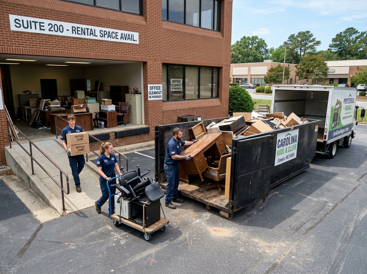 Professional commercial junk removal and property cleanout service