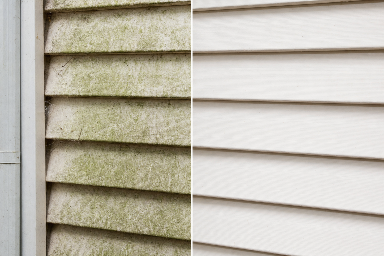 House Soft Washing project in Lake Gaston NC