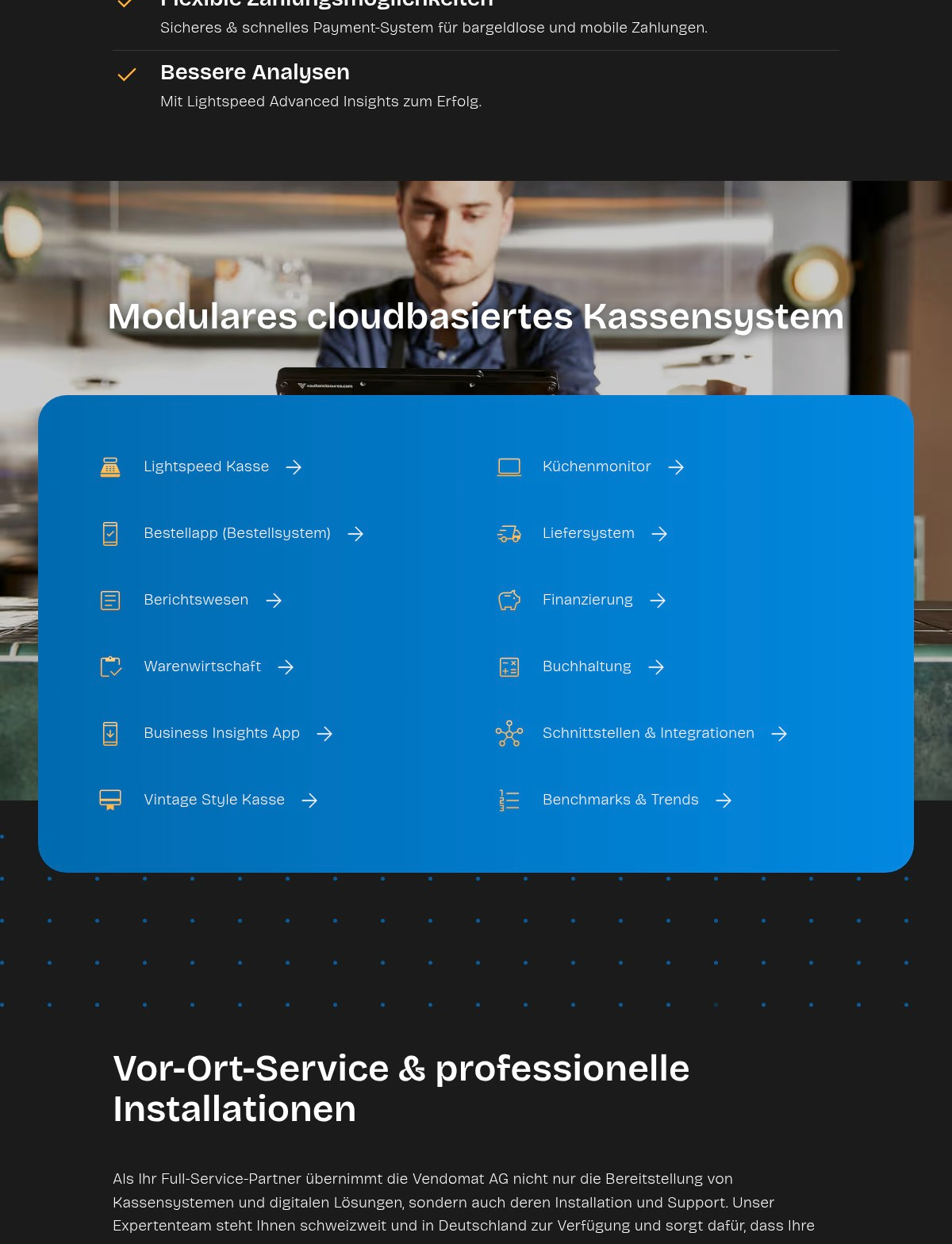 Vendomat AG - vendomat.ch – Kassensystem Module