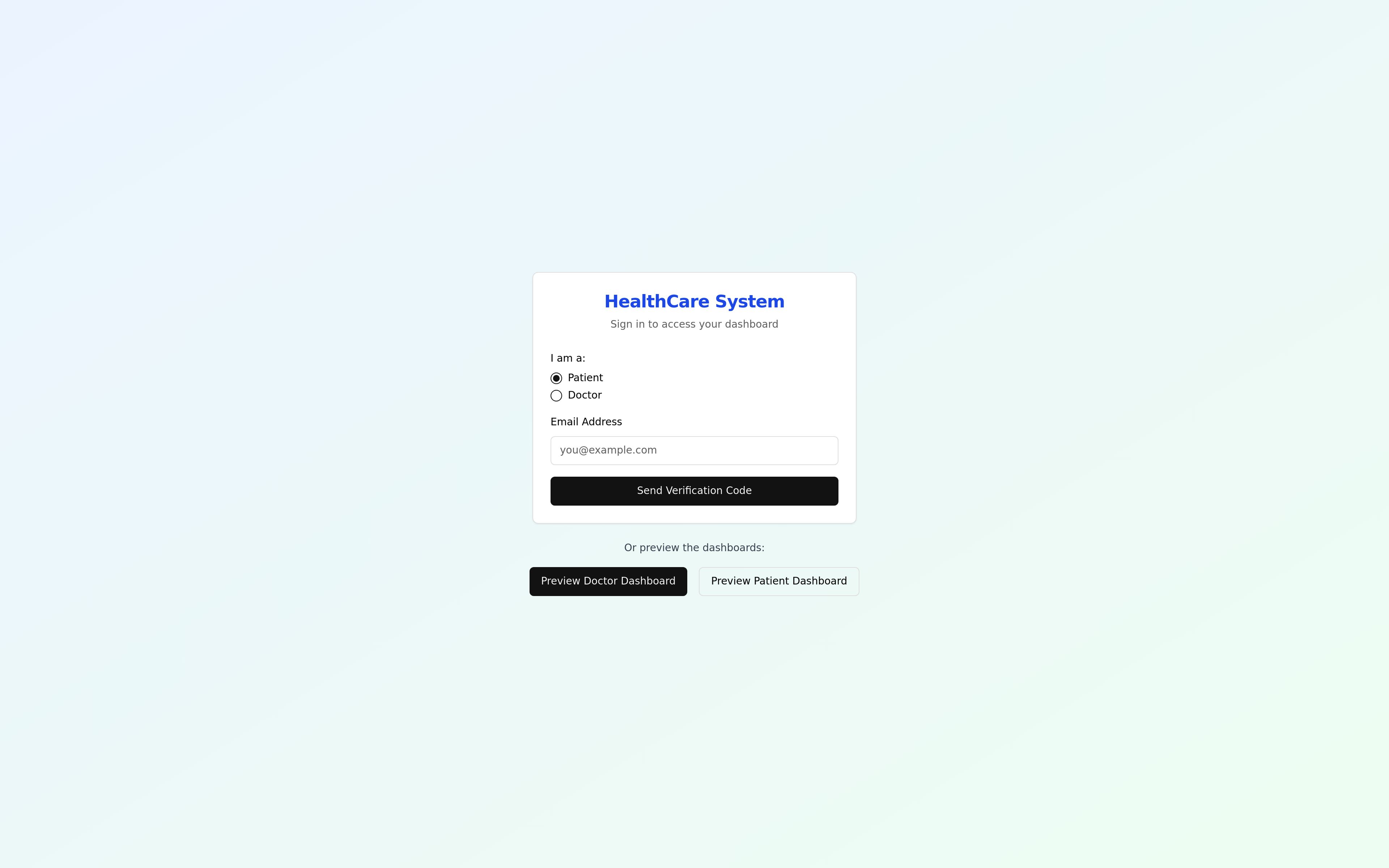 Doctor Patient Portal