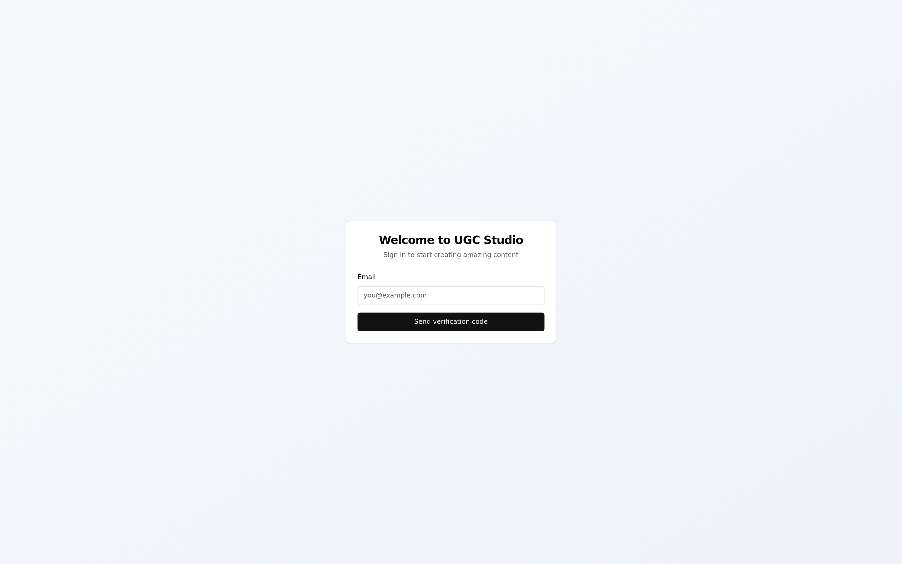 Simple UGC App