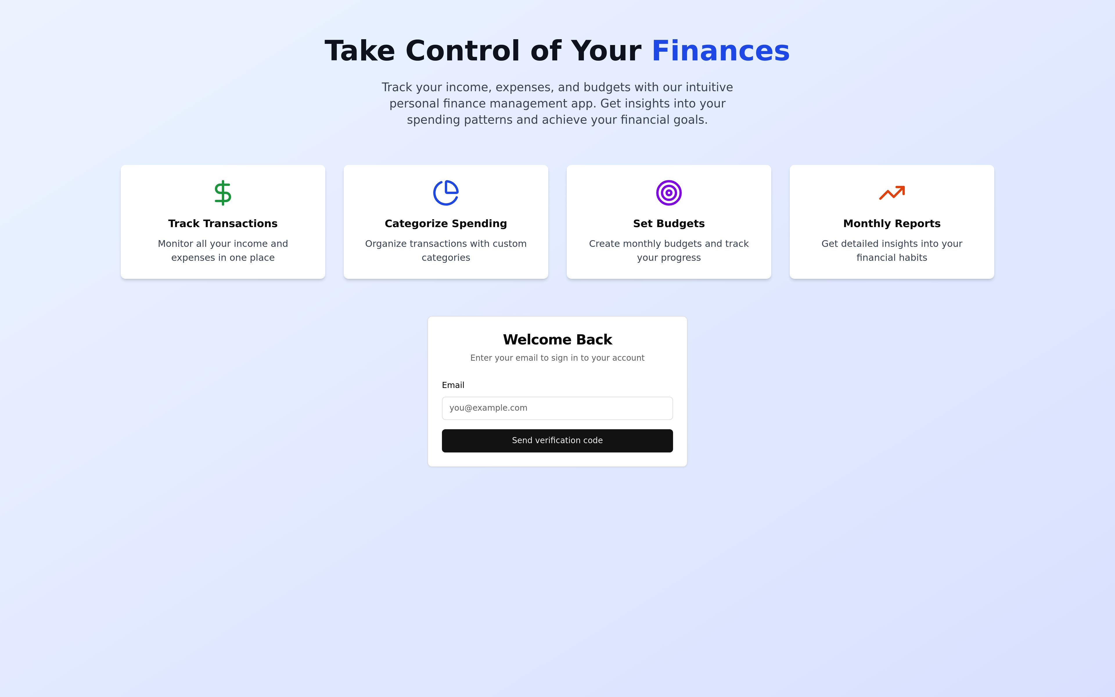 Money Tracker App