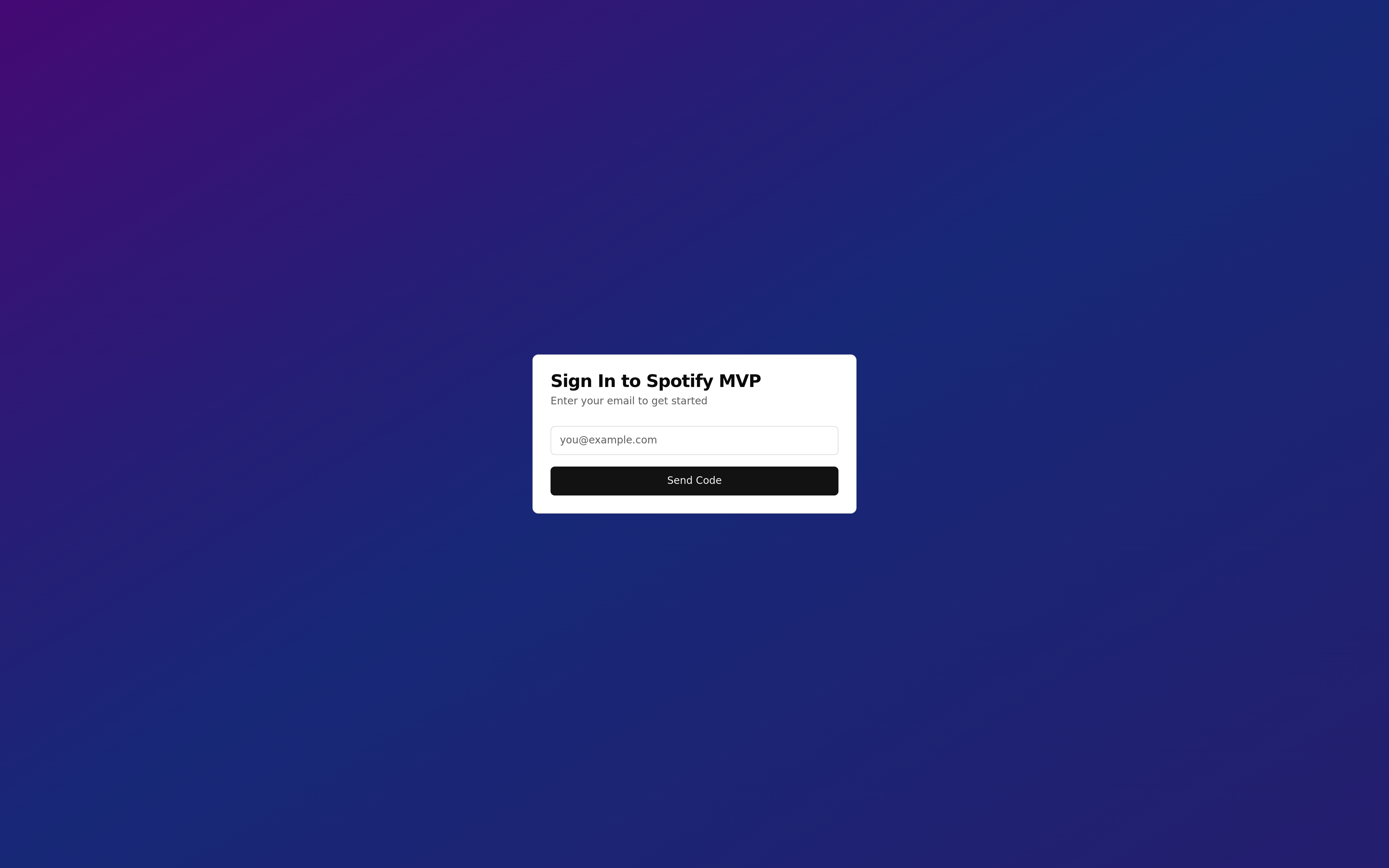 Spotify MVP