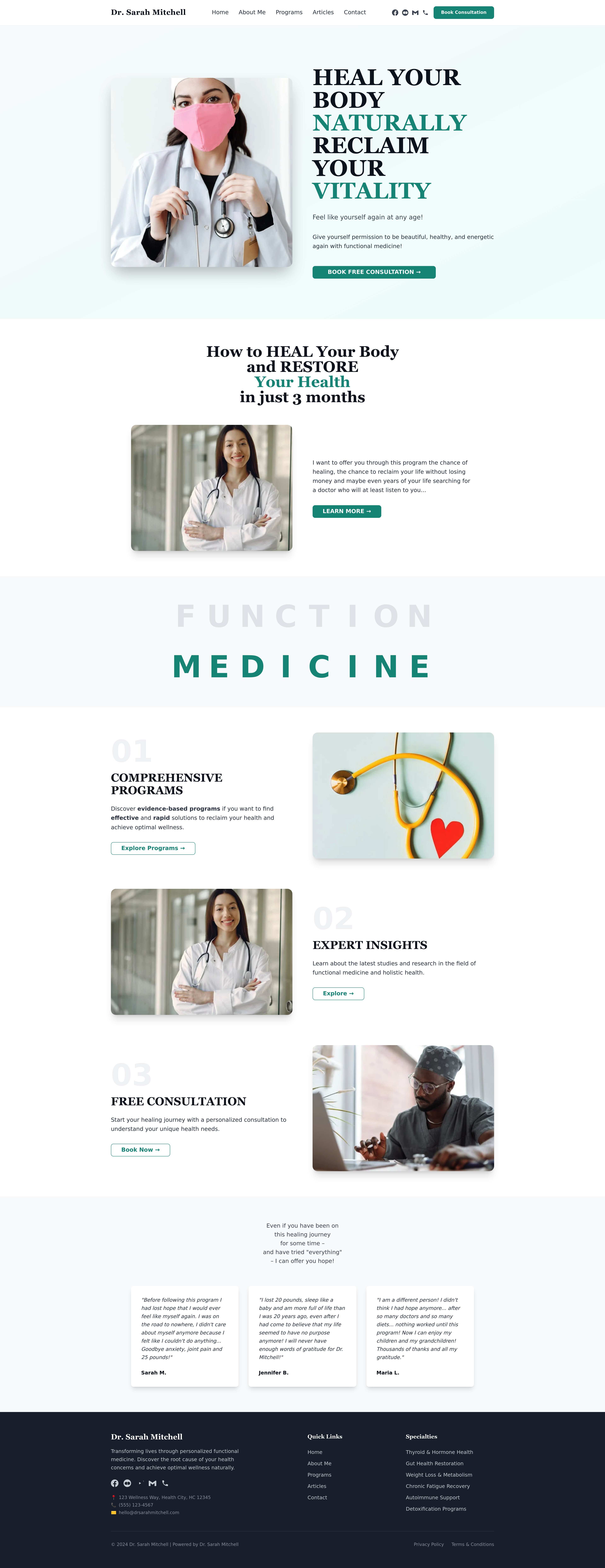 Website Functional Med