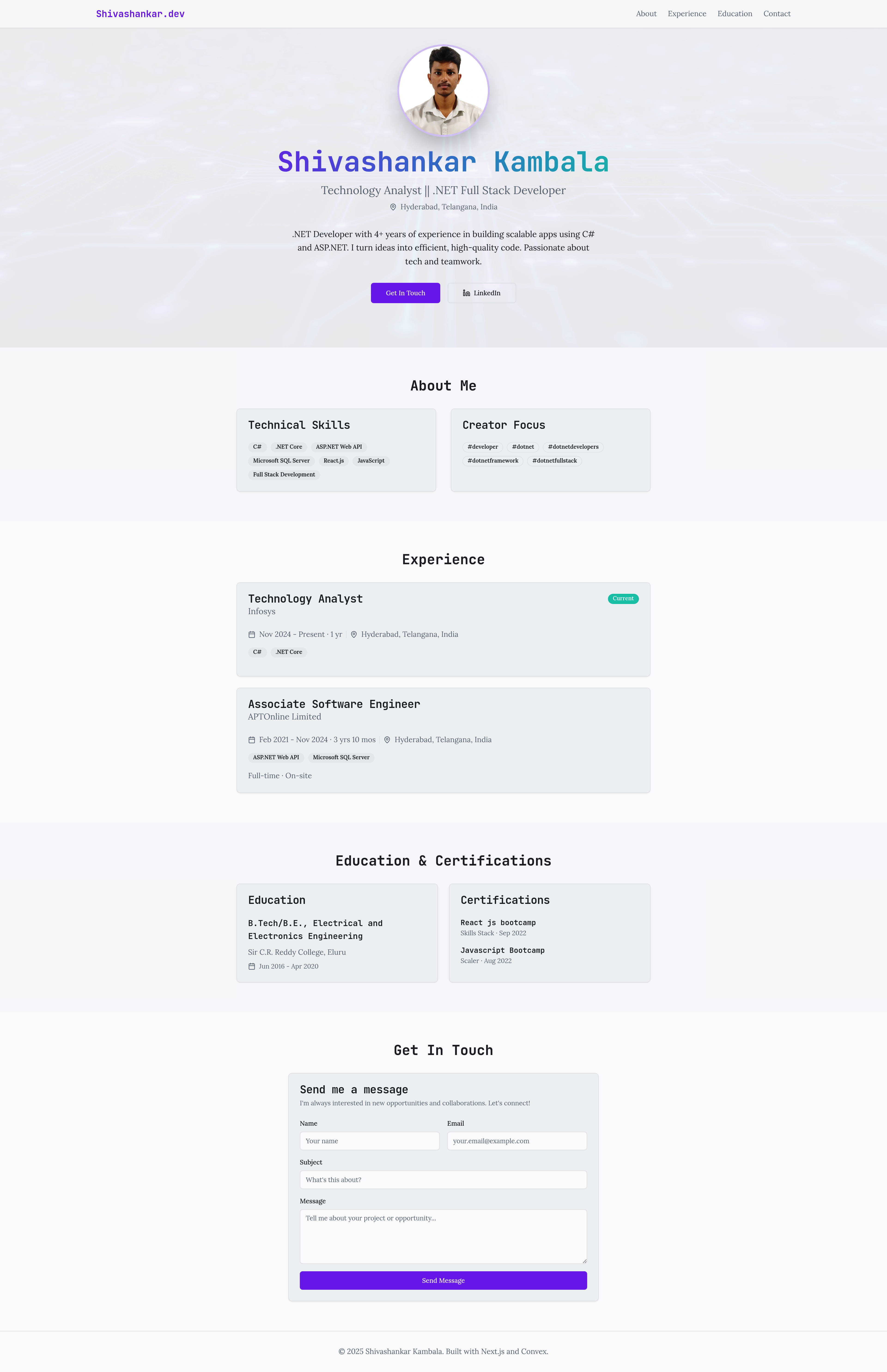 Website From LinkedIn