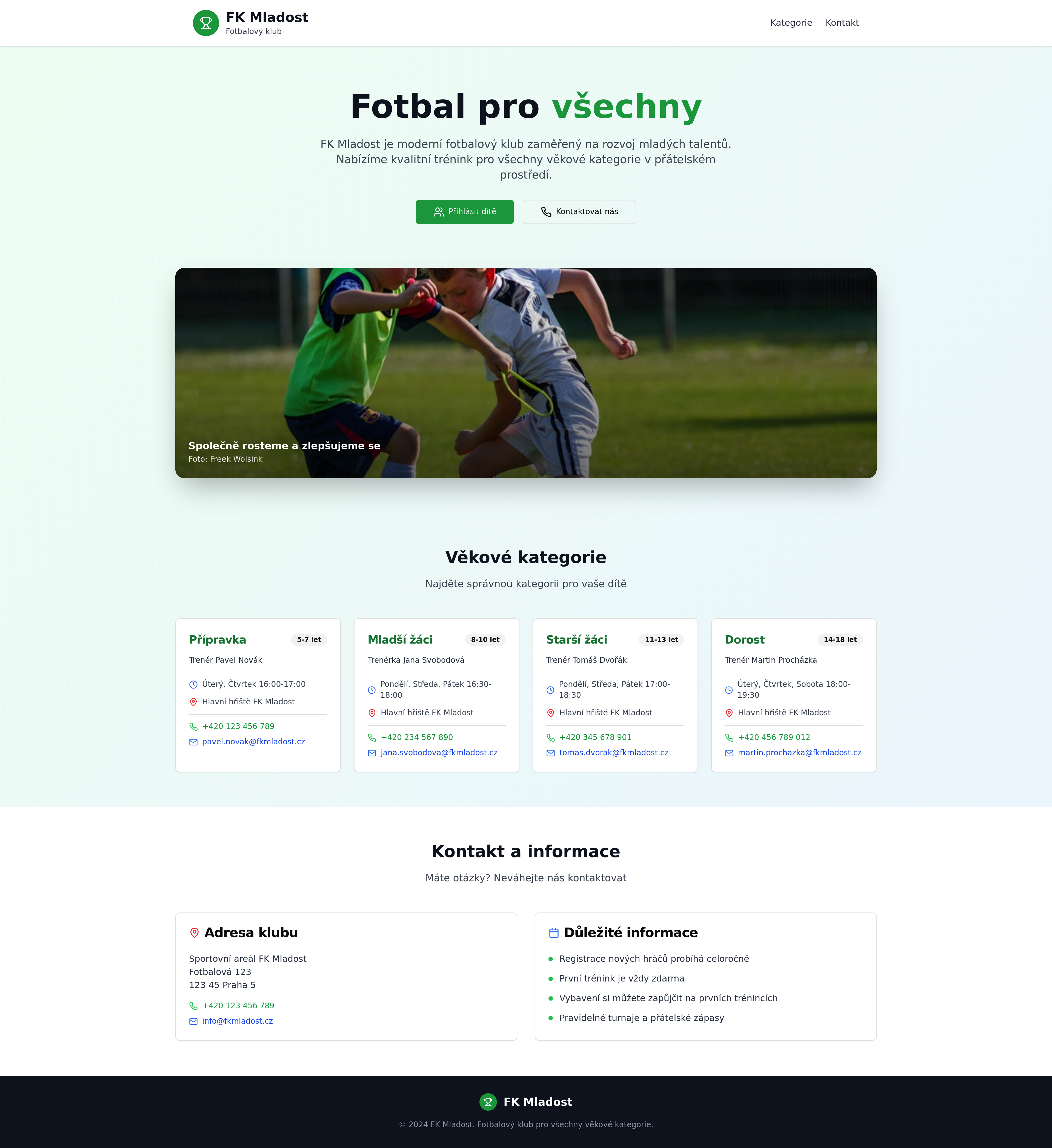 Football Club Web