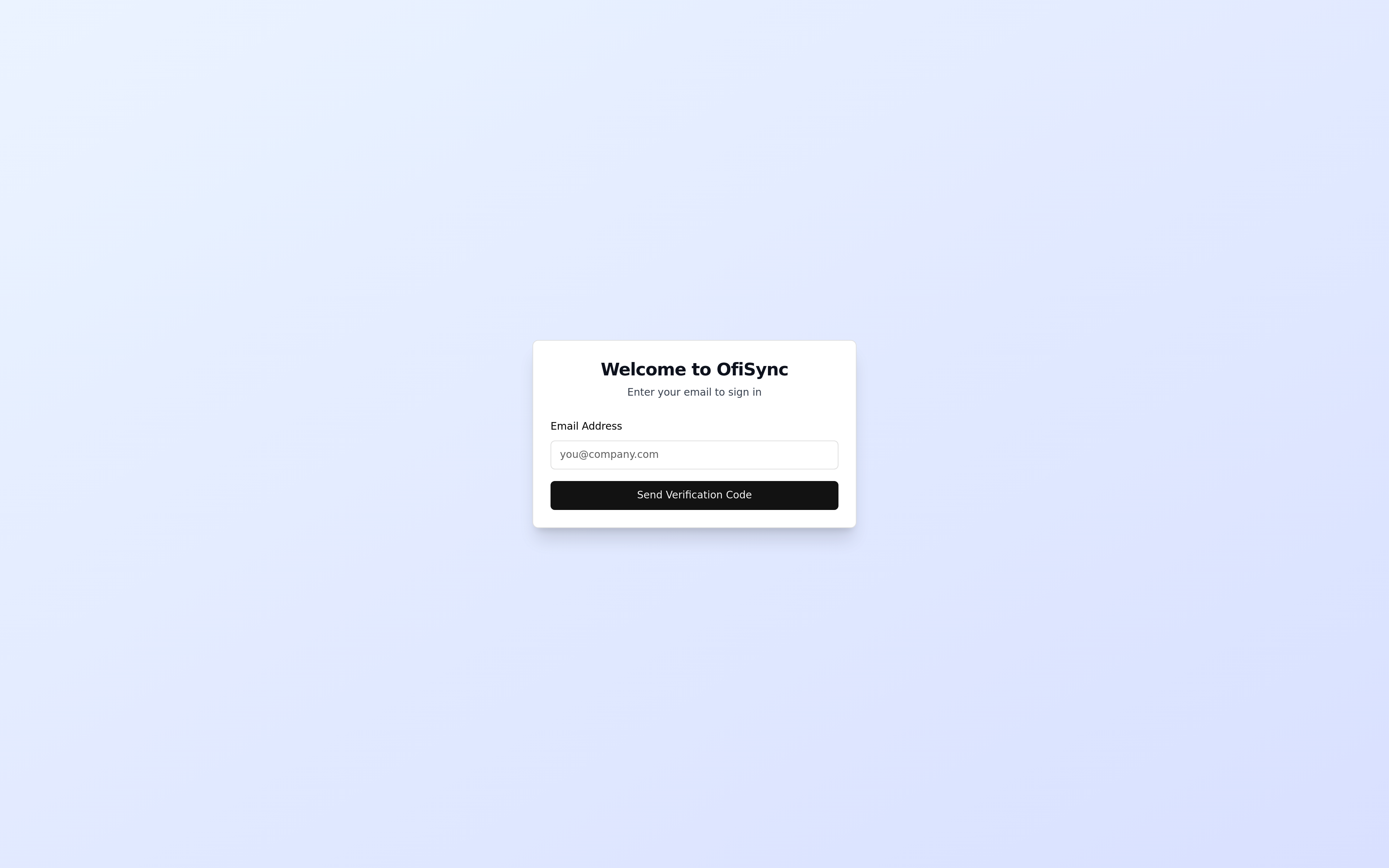 OfiSync Web App