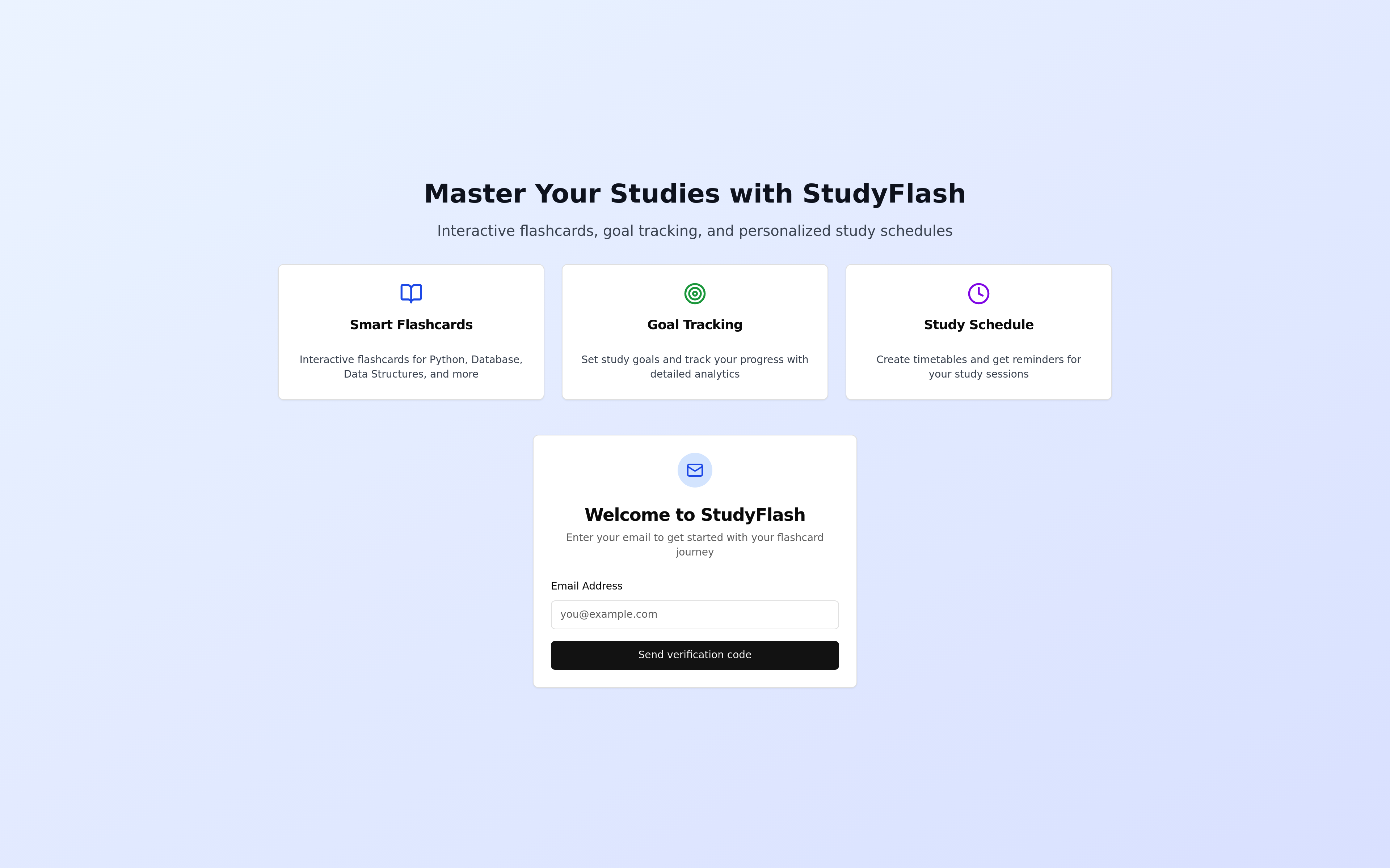 Flashcard App Idea