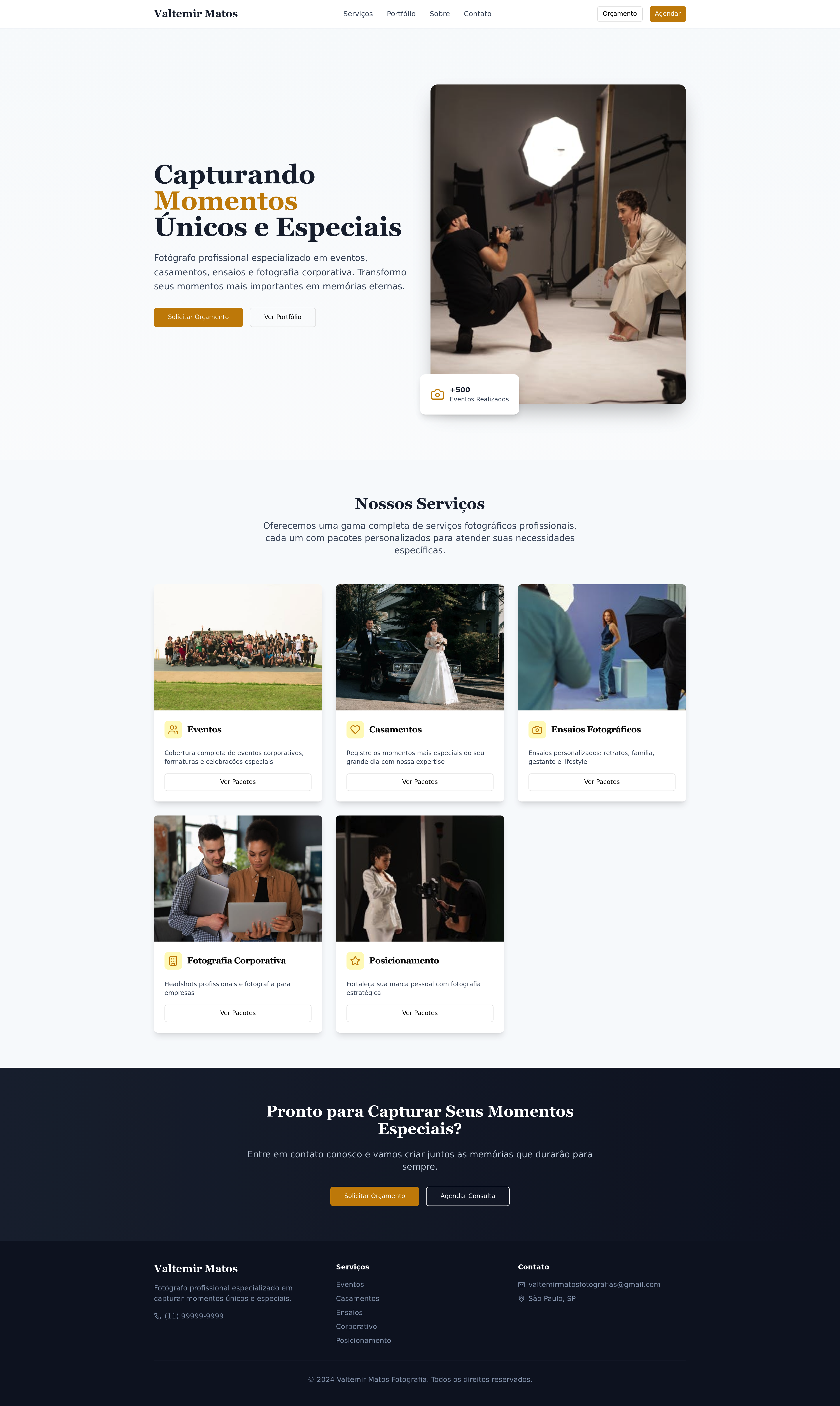 Website Photography Studio