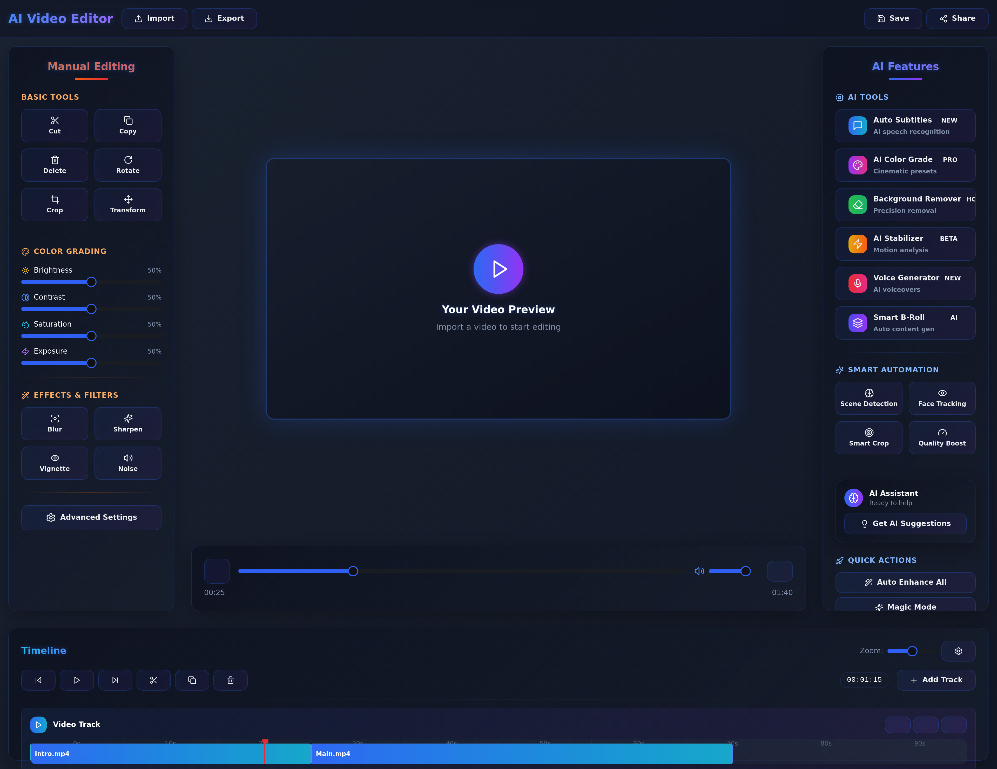 AI Video Editor