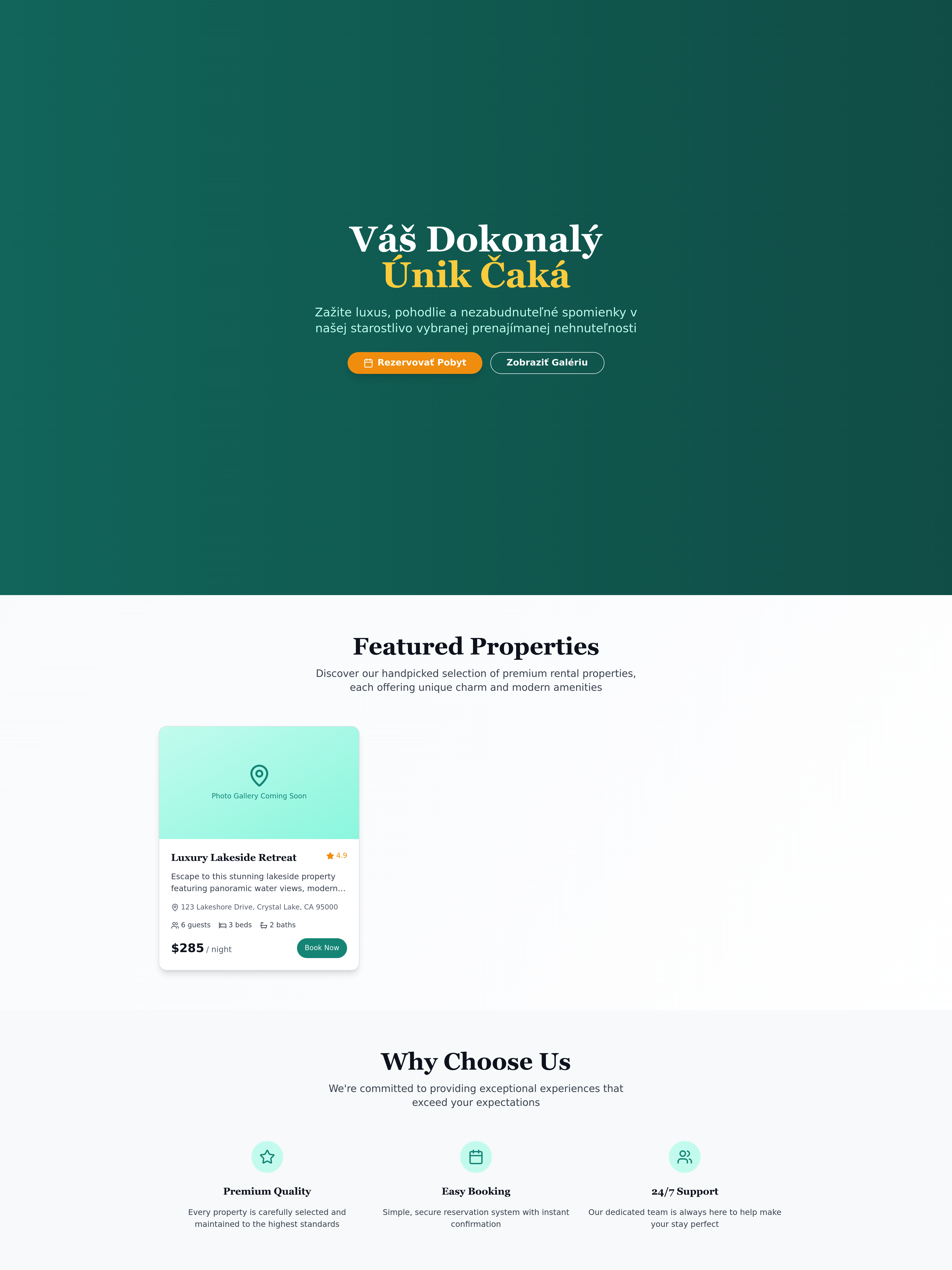 Rental Website
