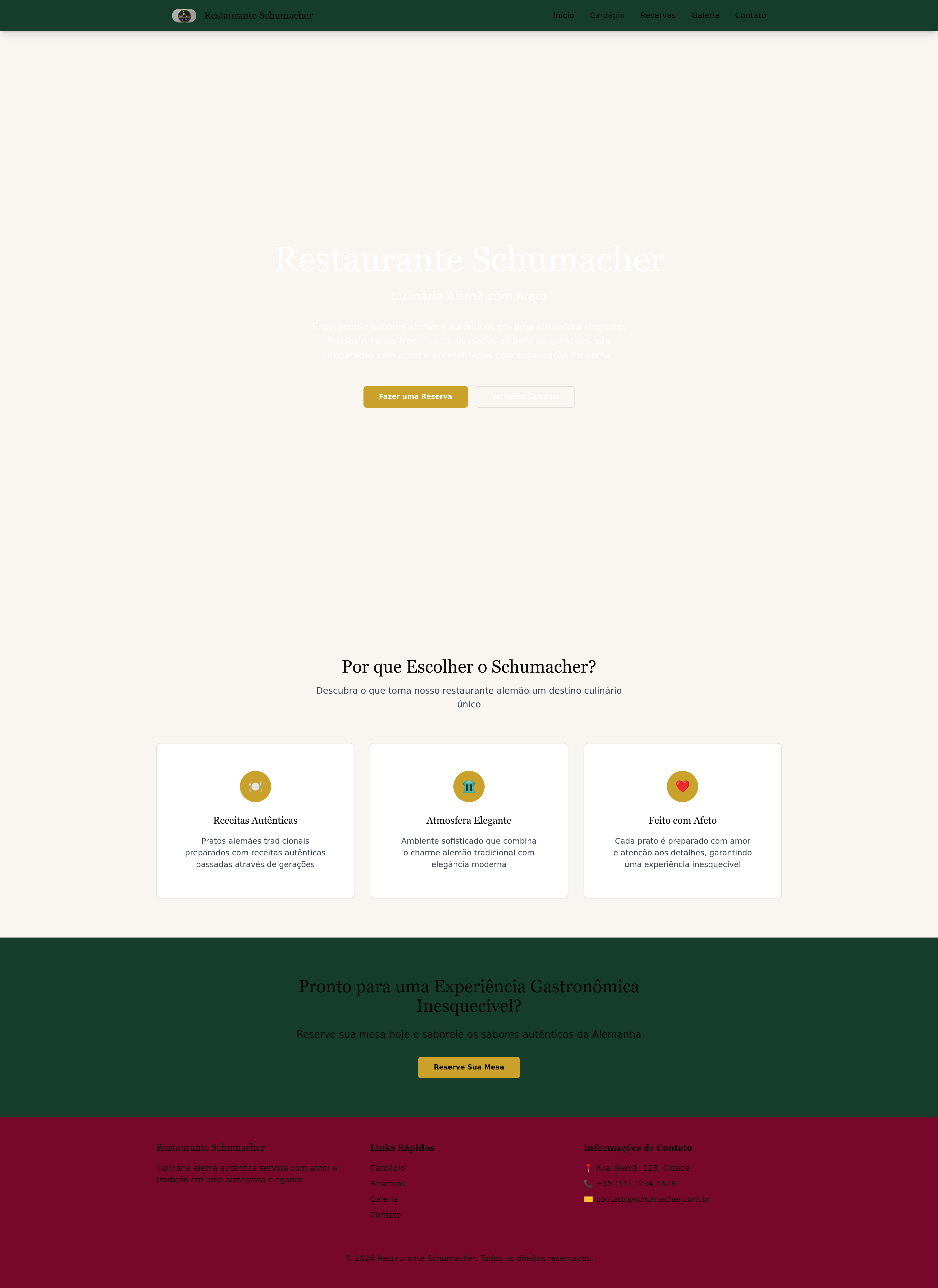 Restaurant Website Design