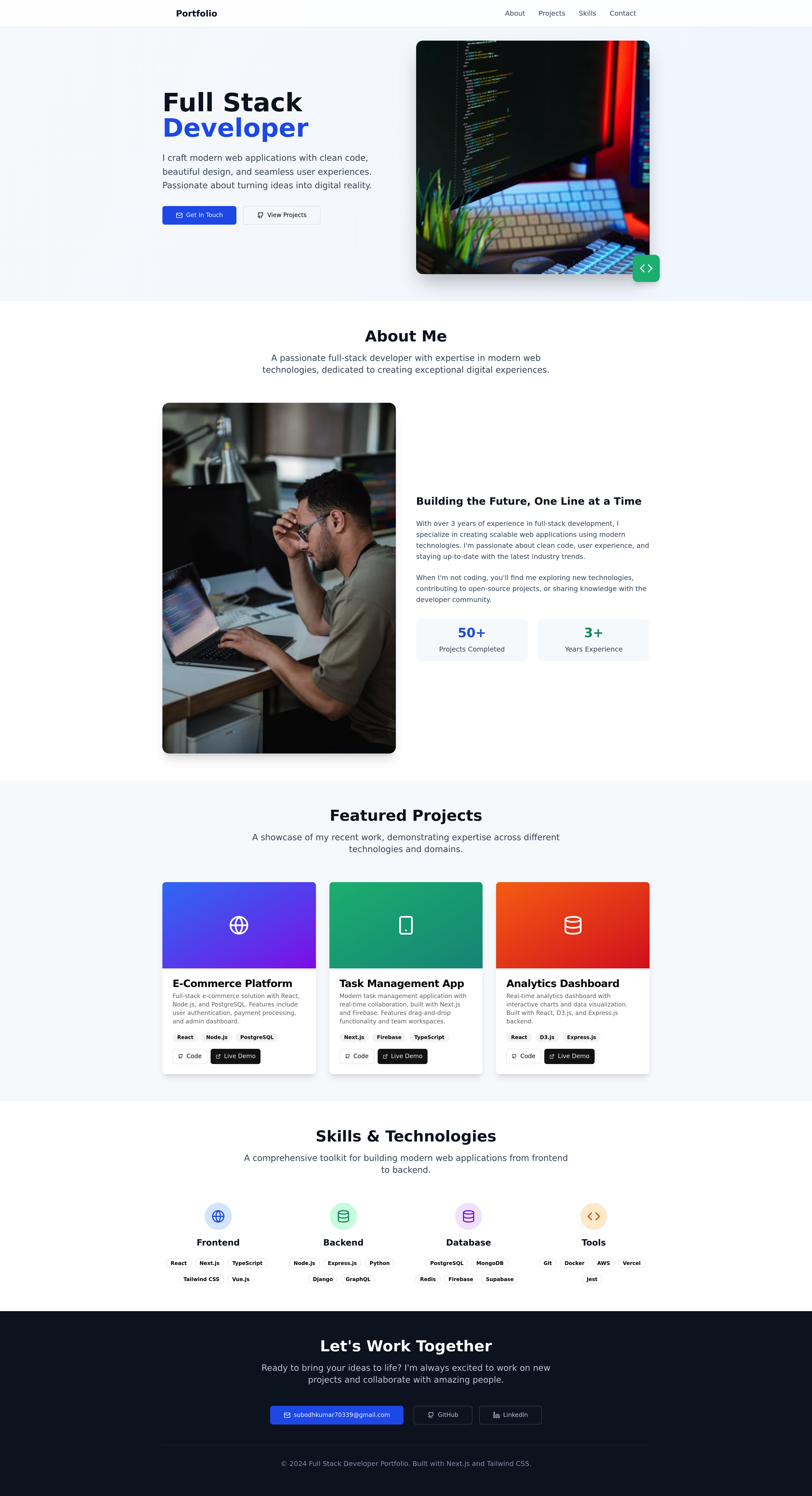 Portfolio Website