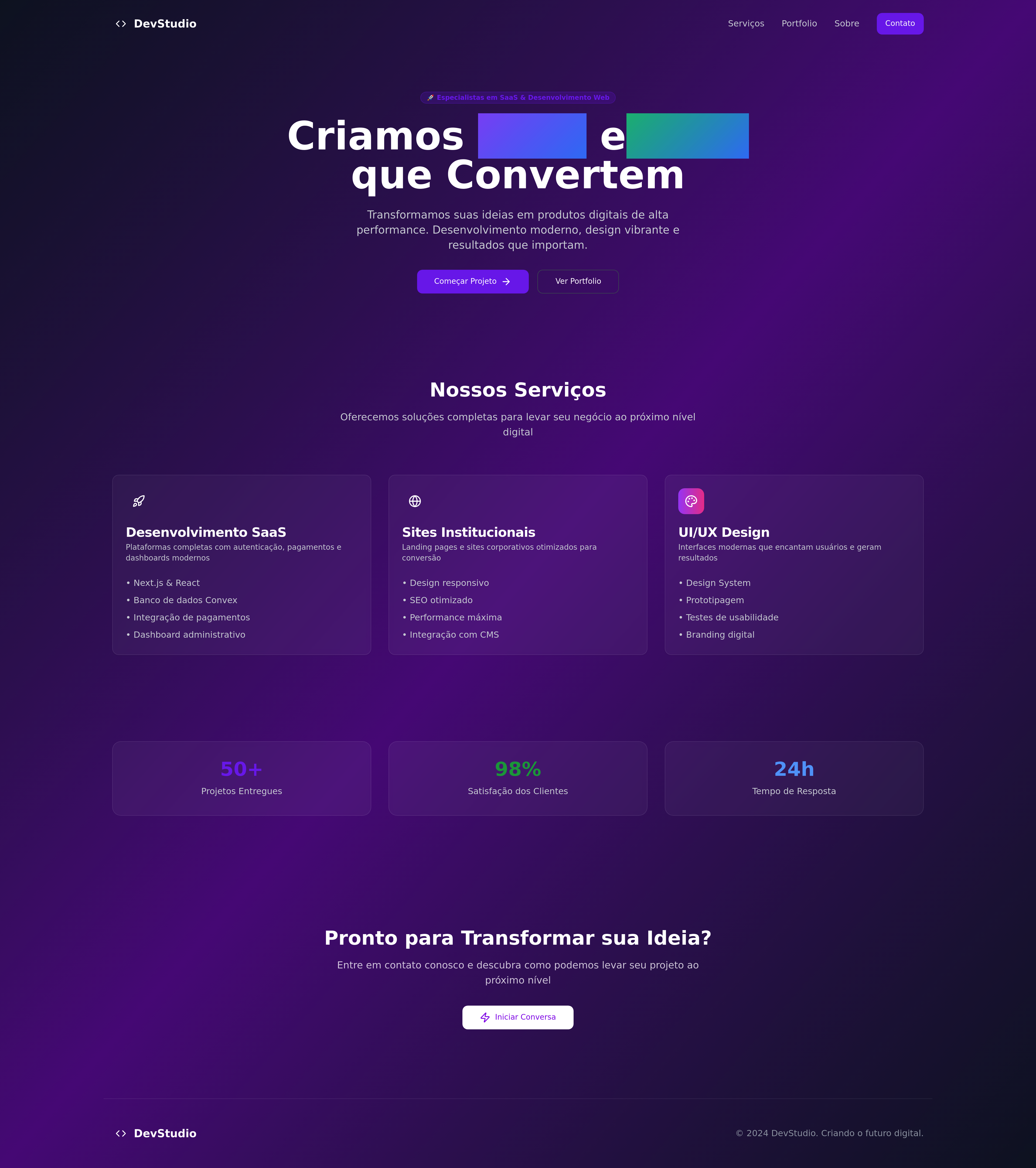 Vibrant Purple SaaS