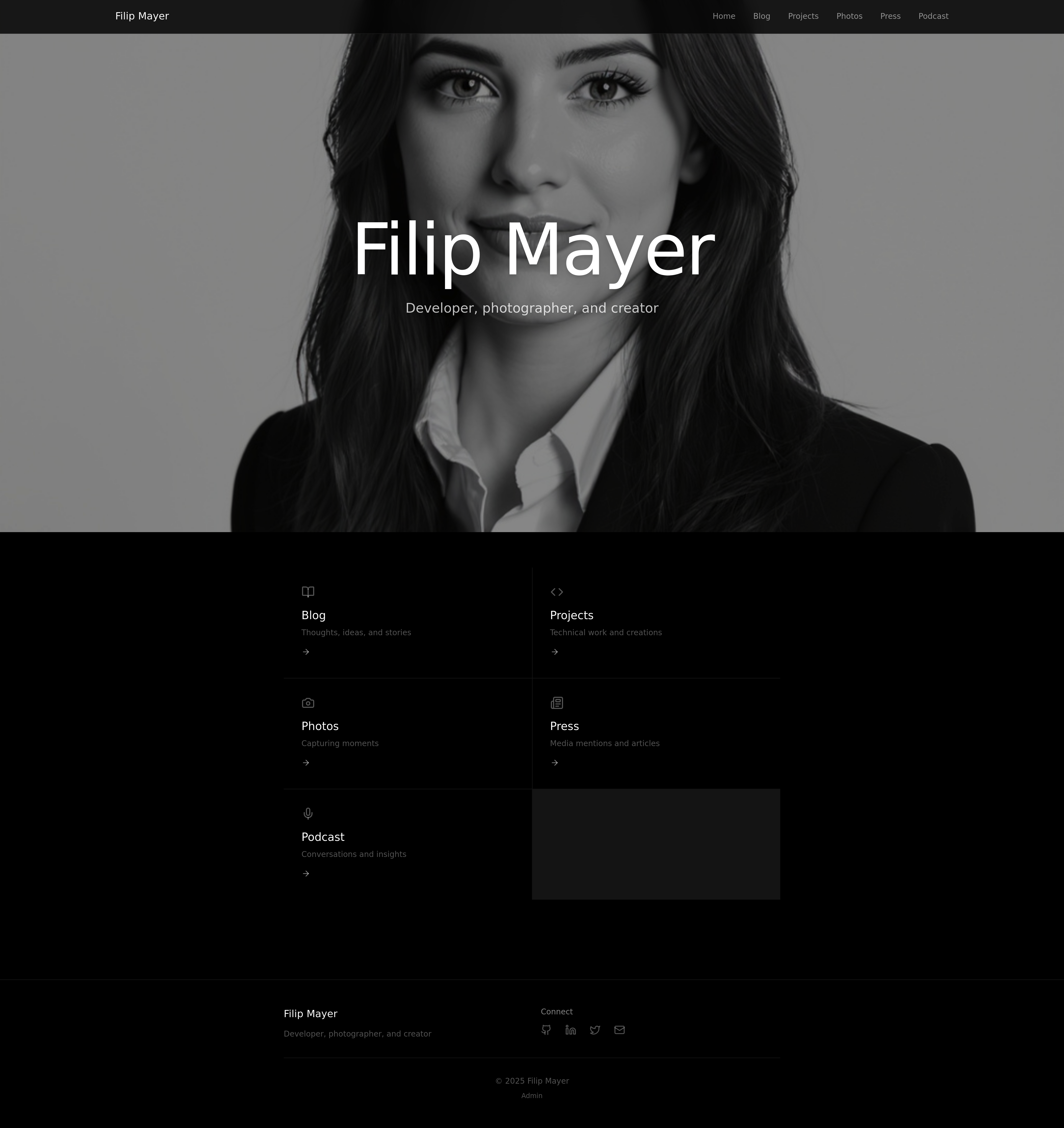 Filip Mayer Page