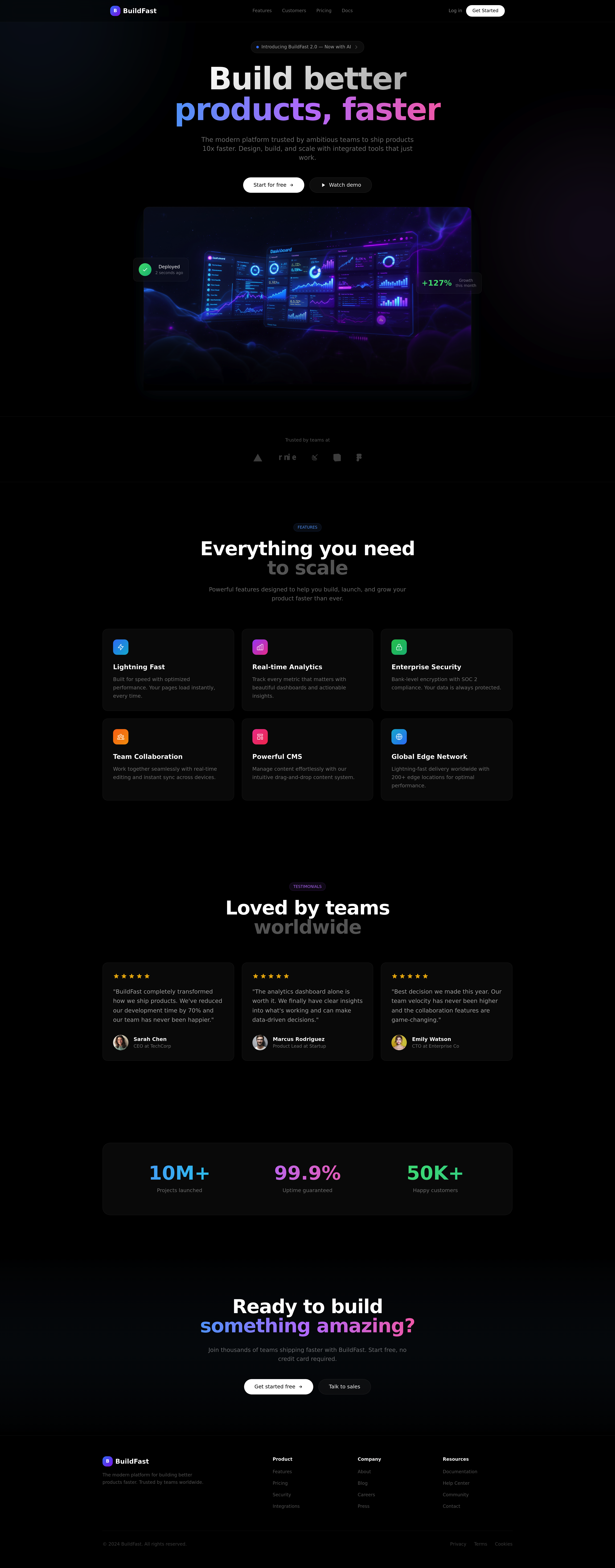Framer Landing Page