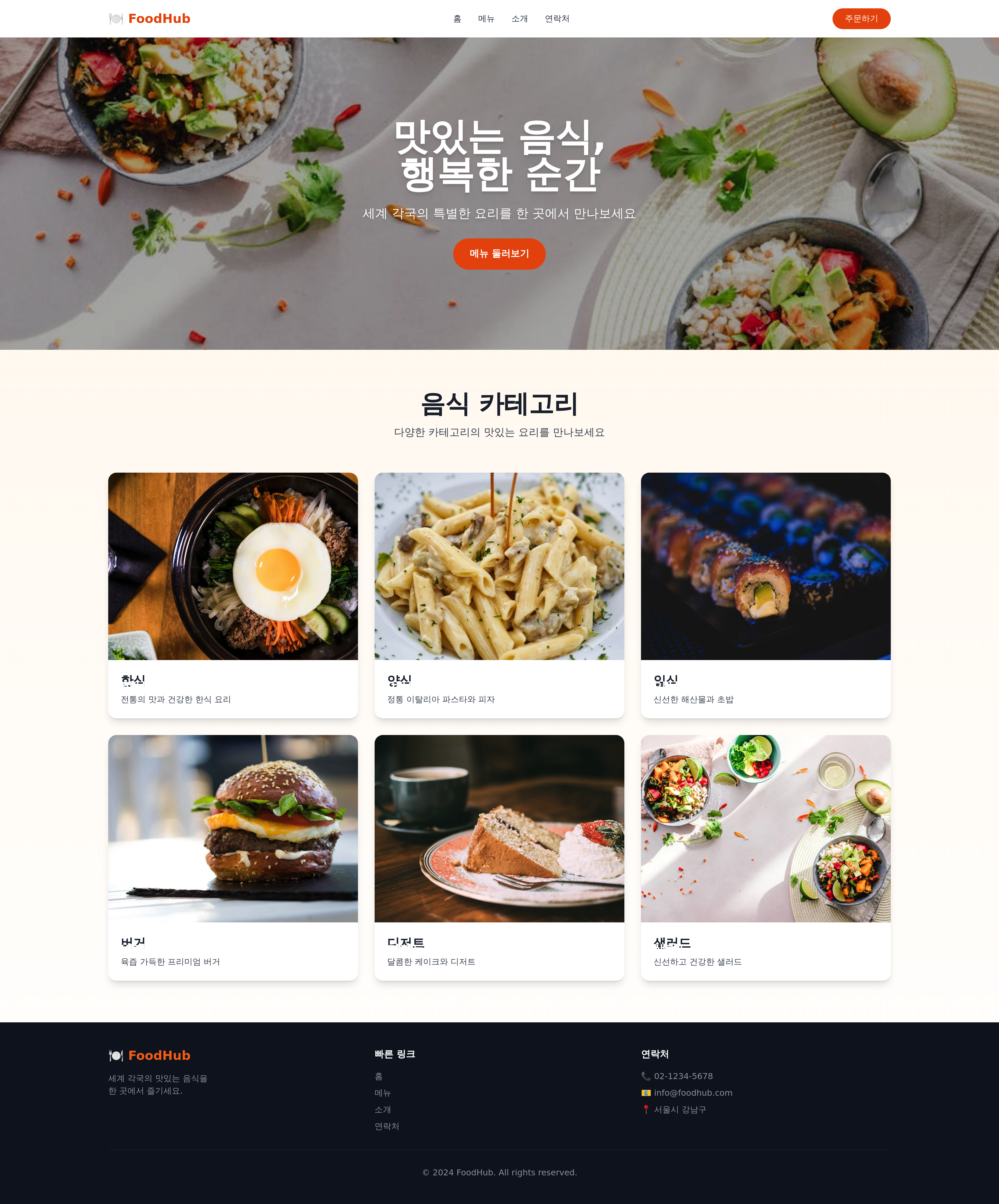 Food Site Ideas