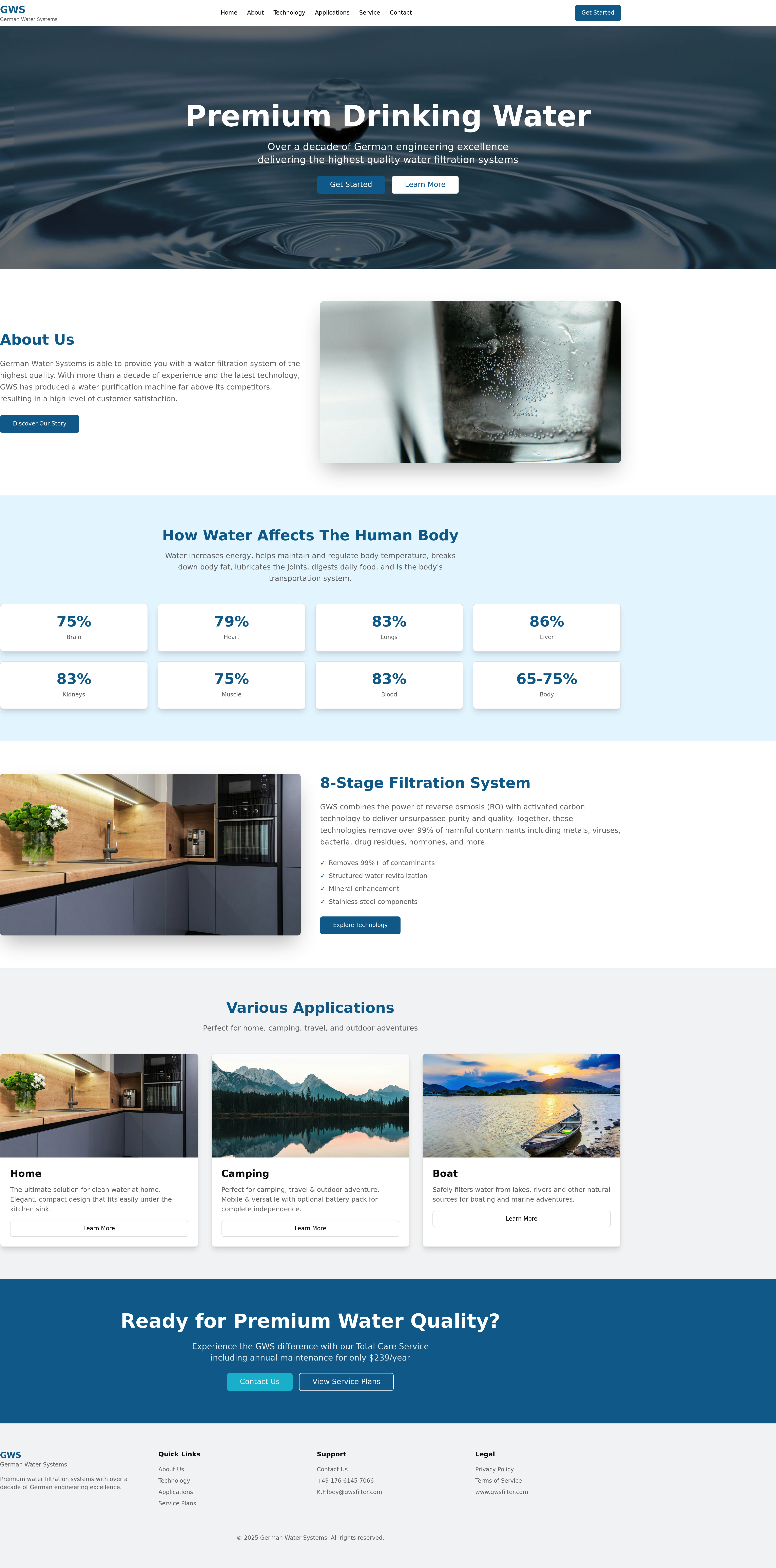 Water Filtration System