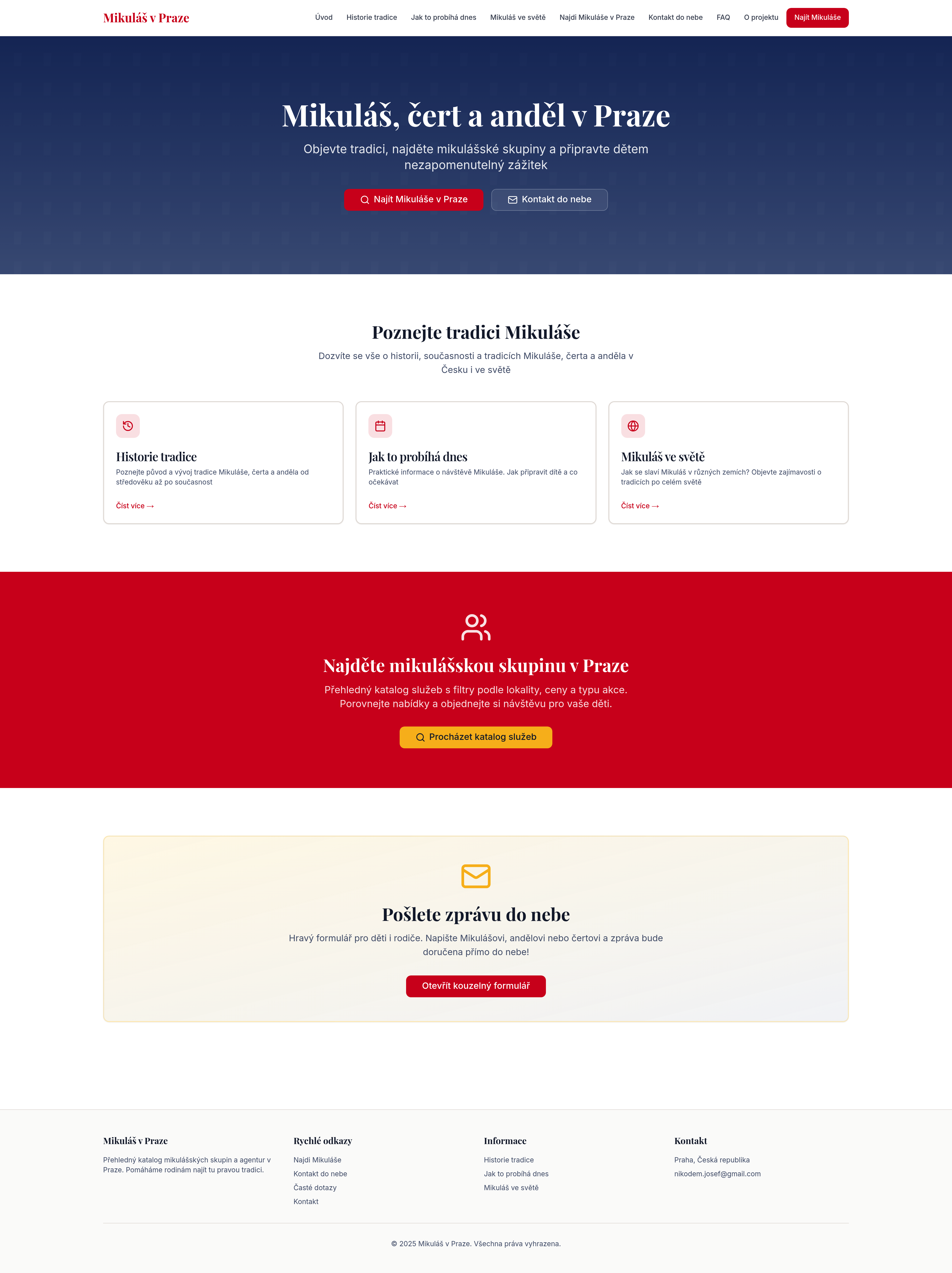 Mikuláš Web Design