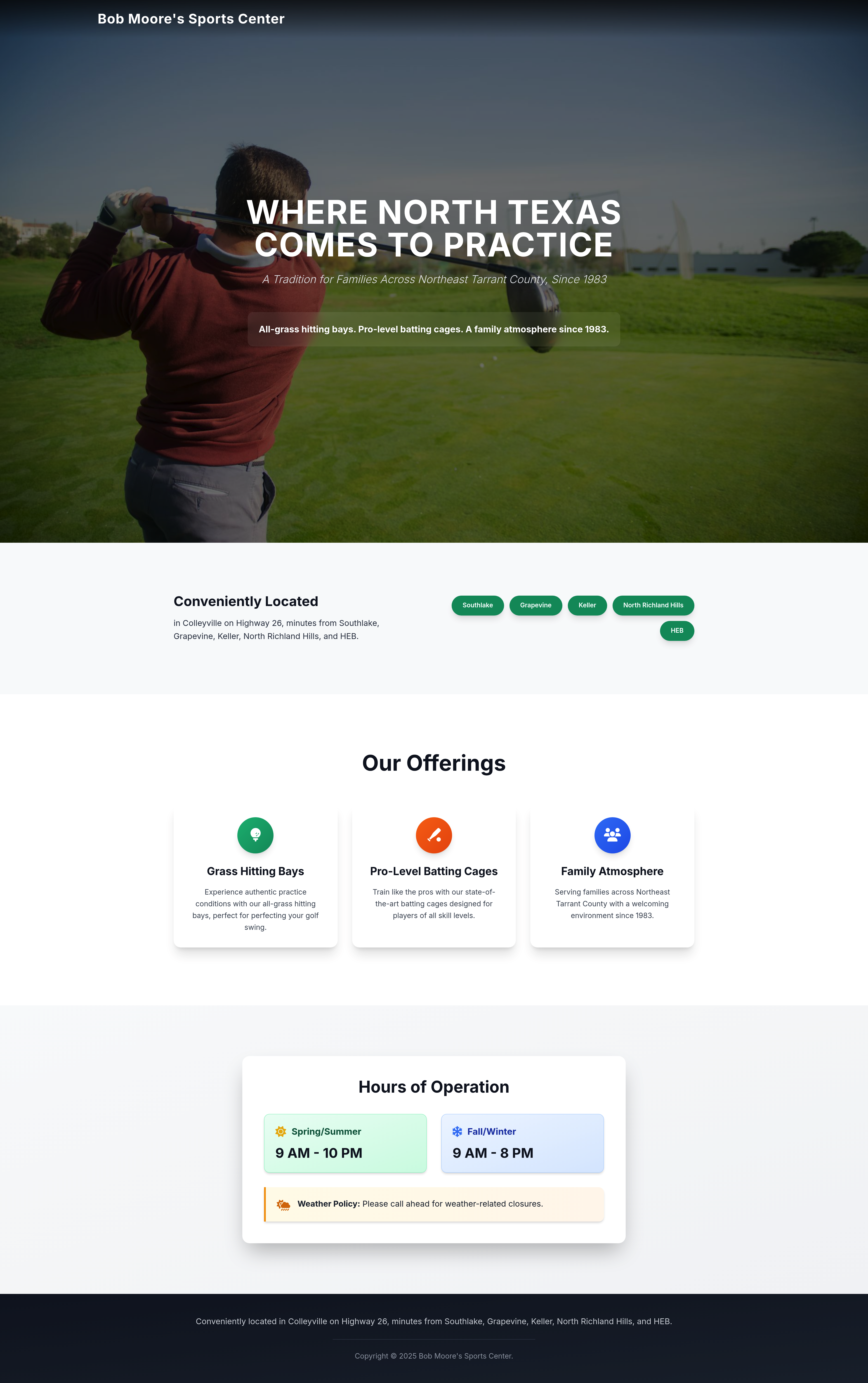 Sports Center Website