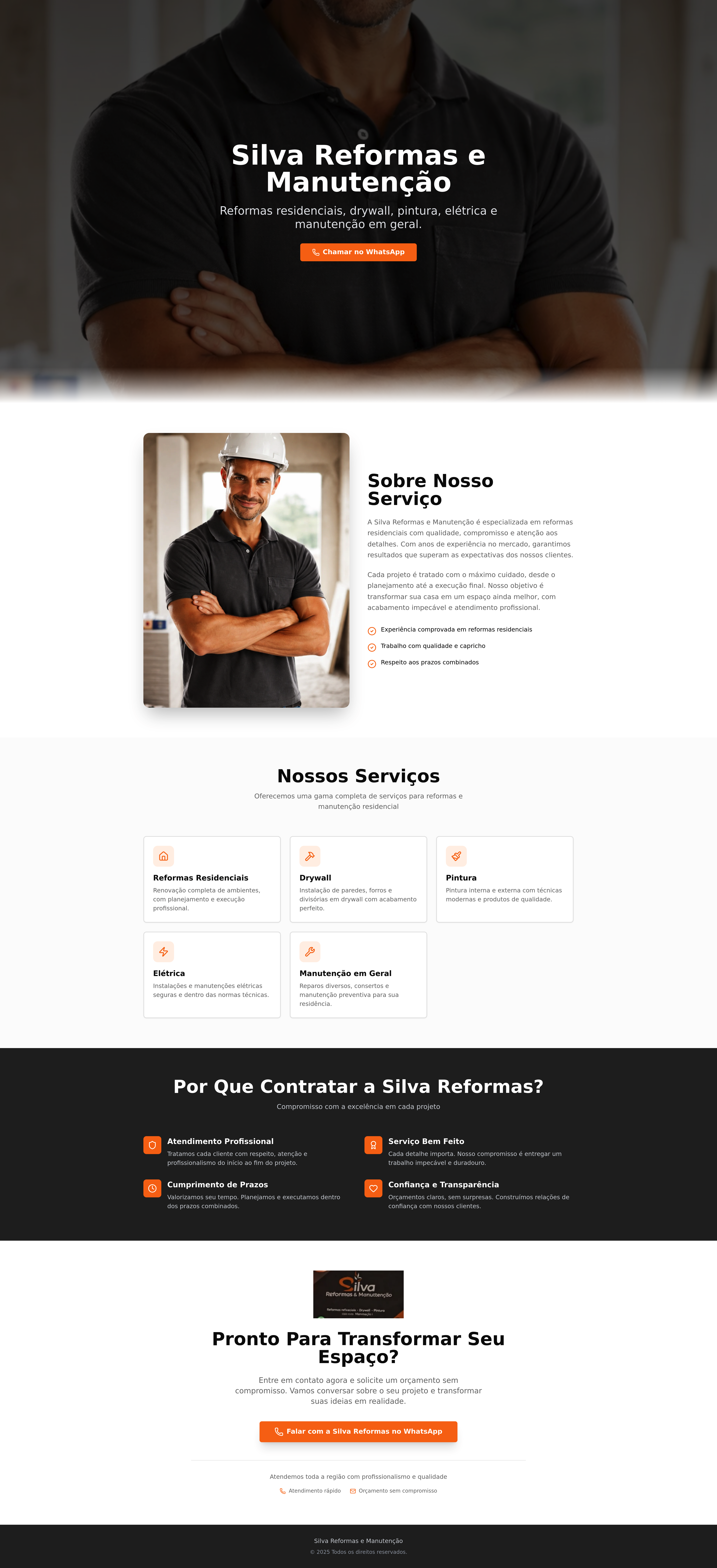 Reforma Landing Page
