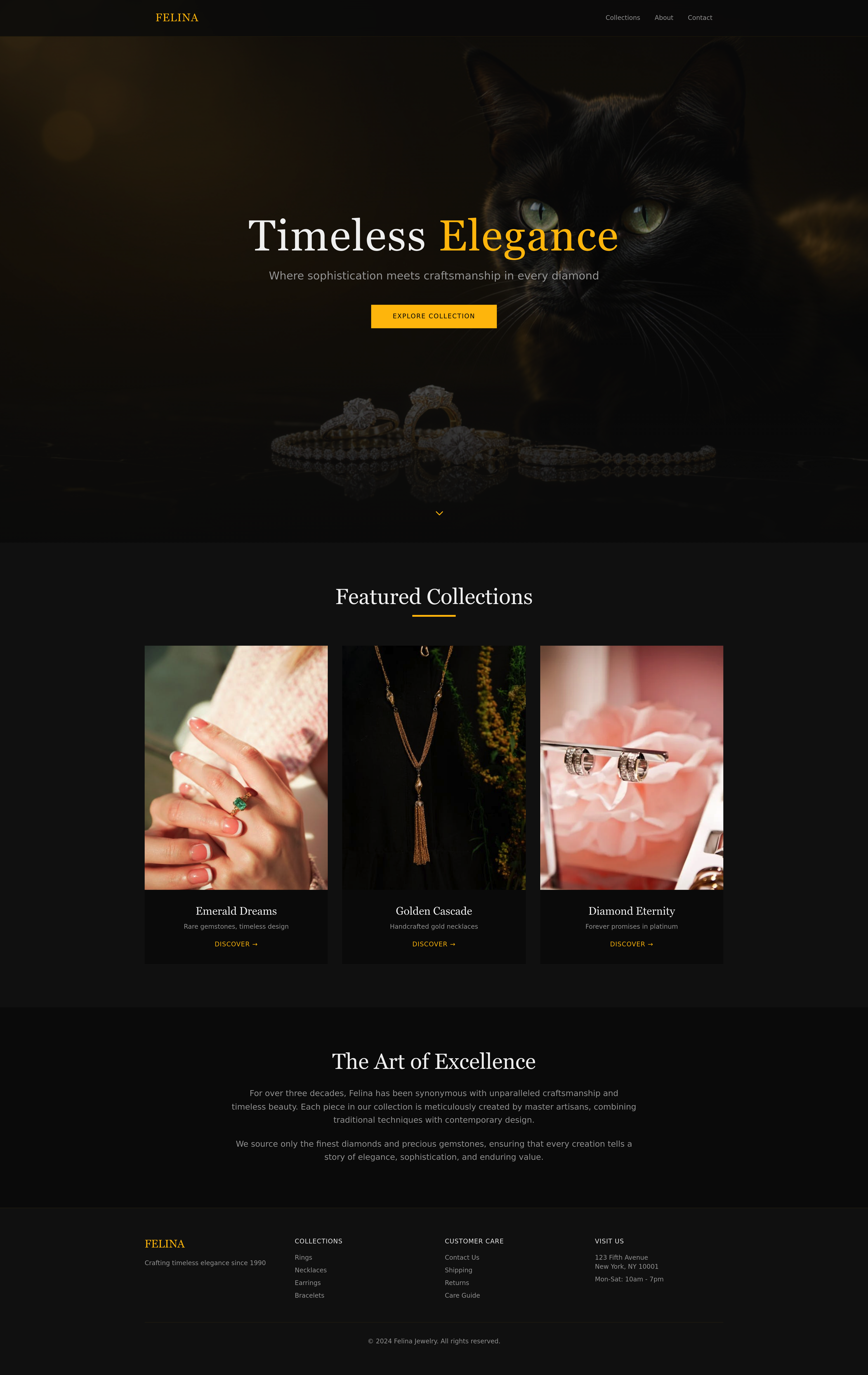 Jewelry Website Design