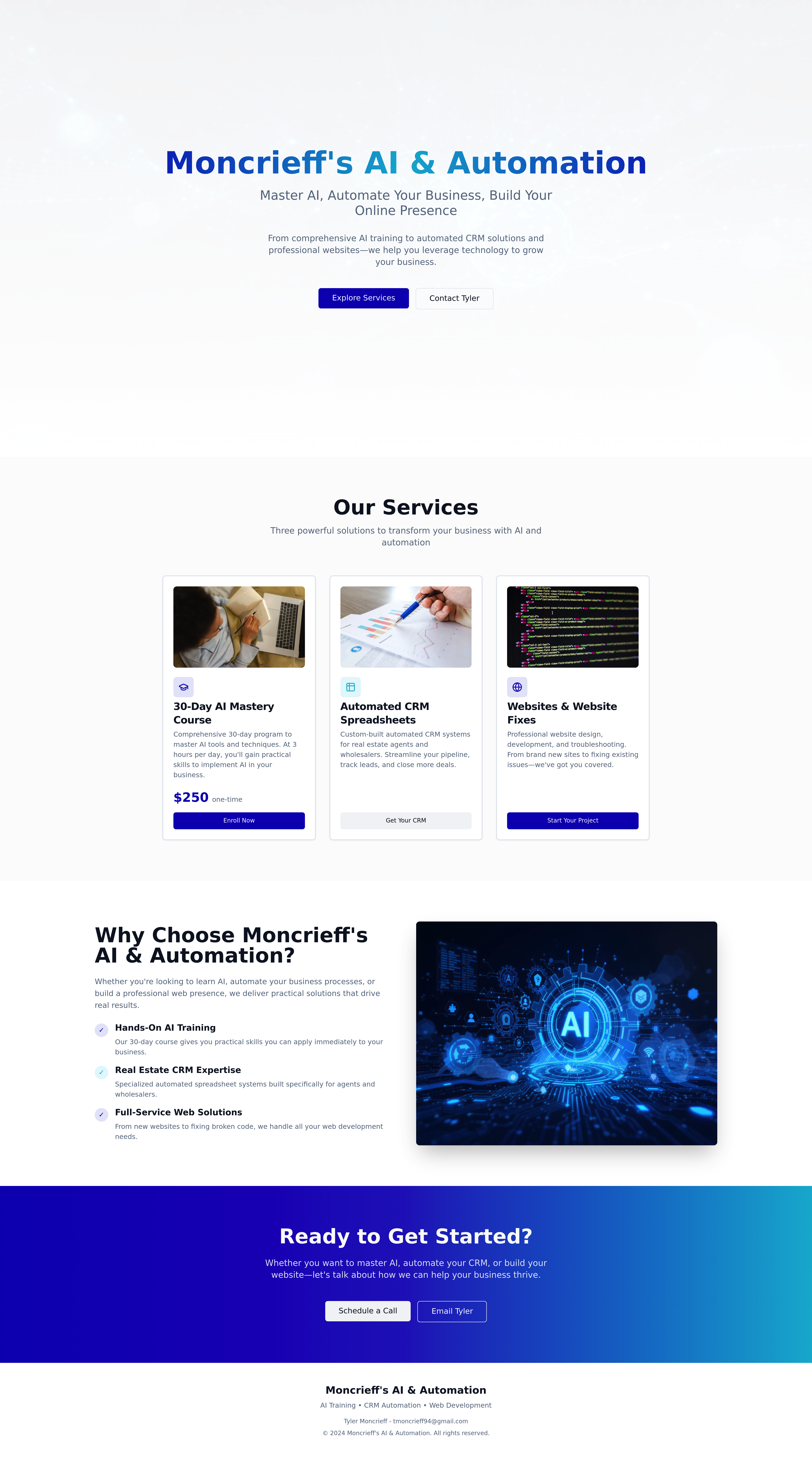 Moncrieff's AI & Automation