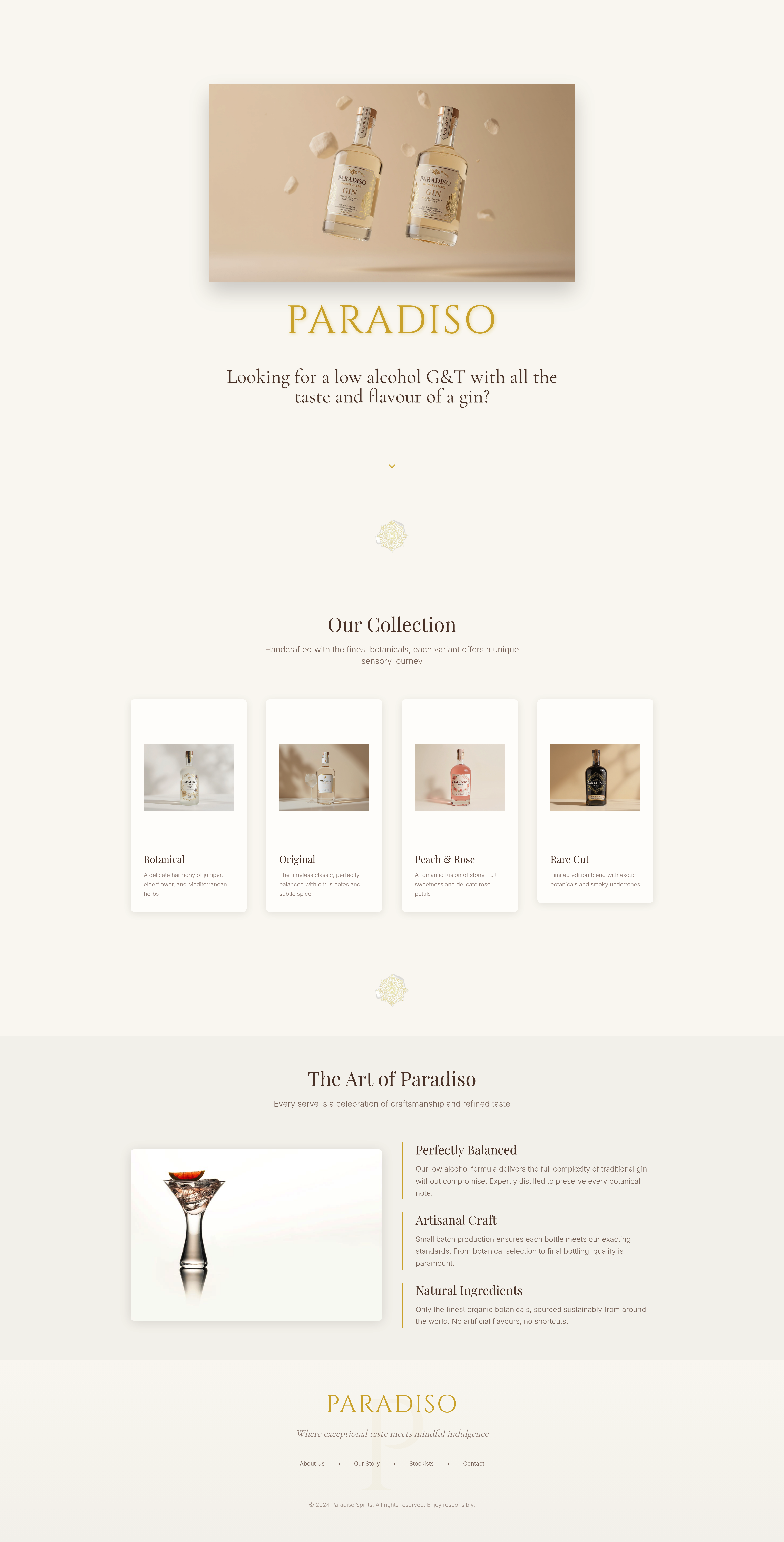 Paradiso Gin Design