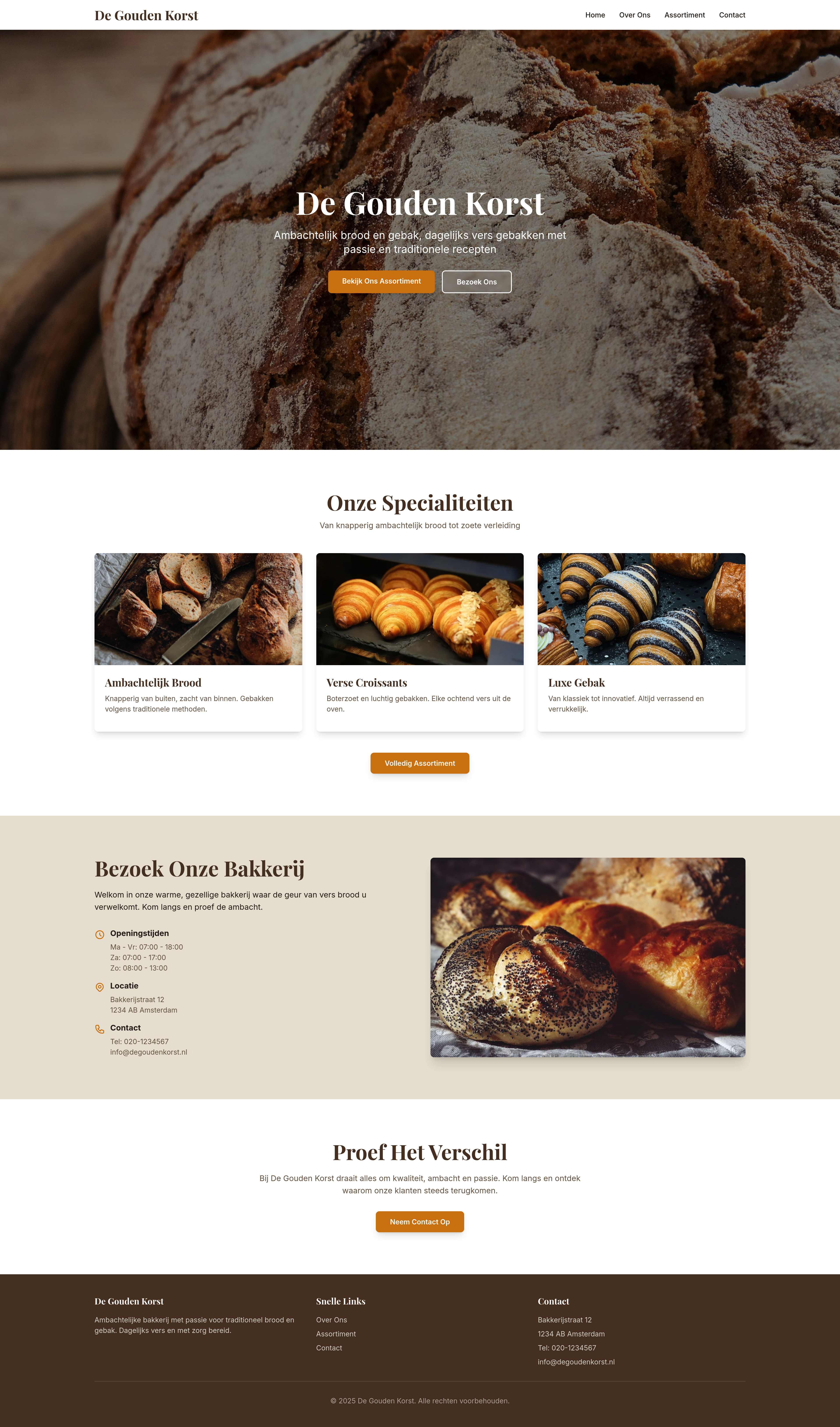 Gouden Korst Website
