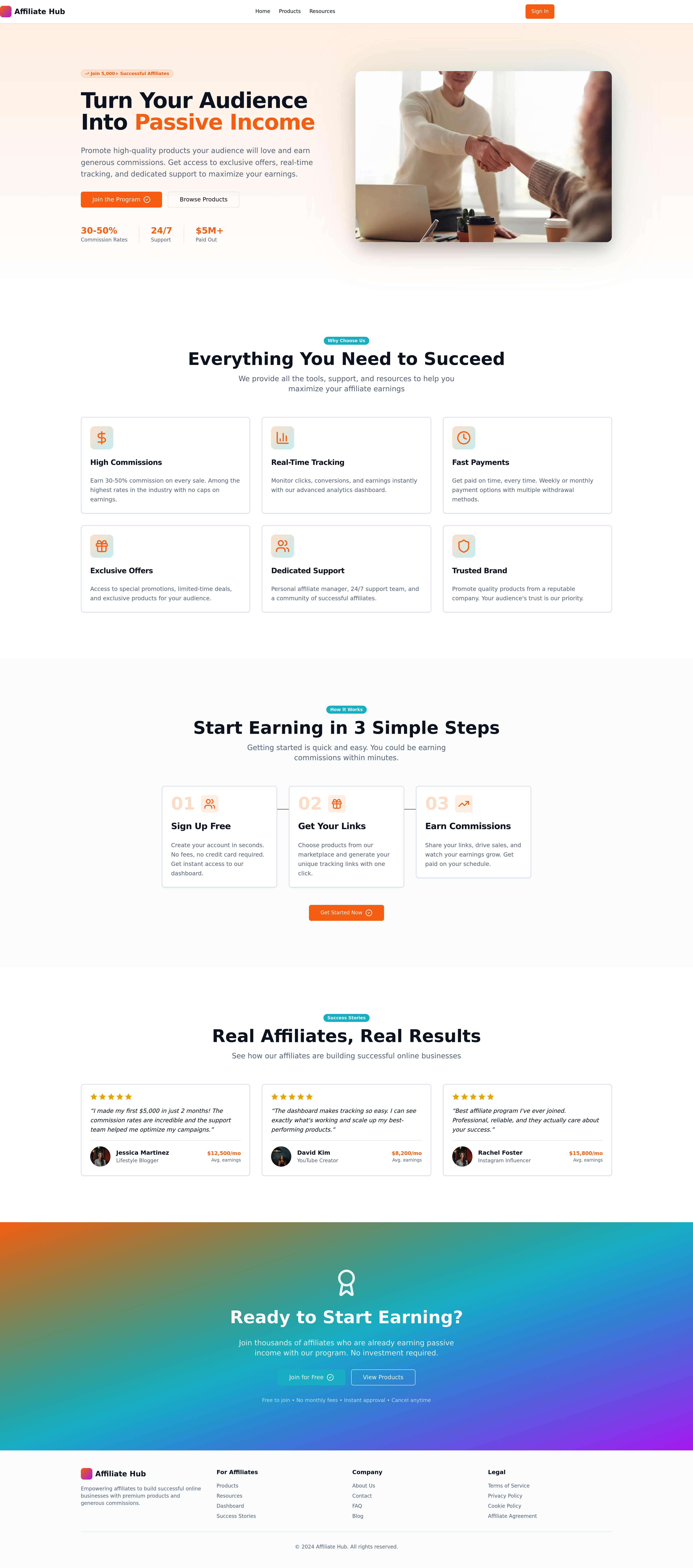SaaS Landing Page