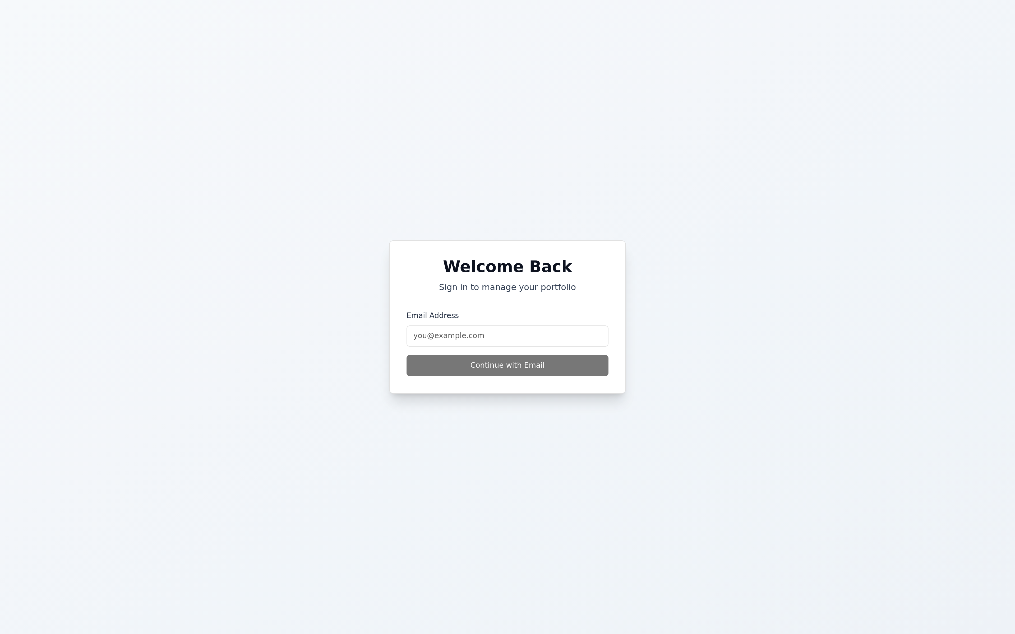 Stock Portfolio Tracker