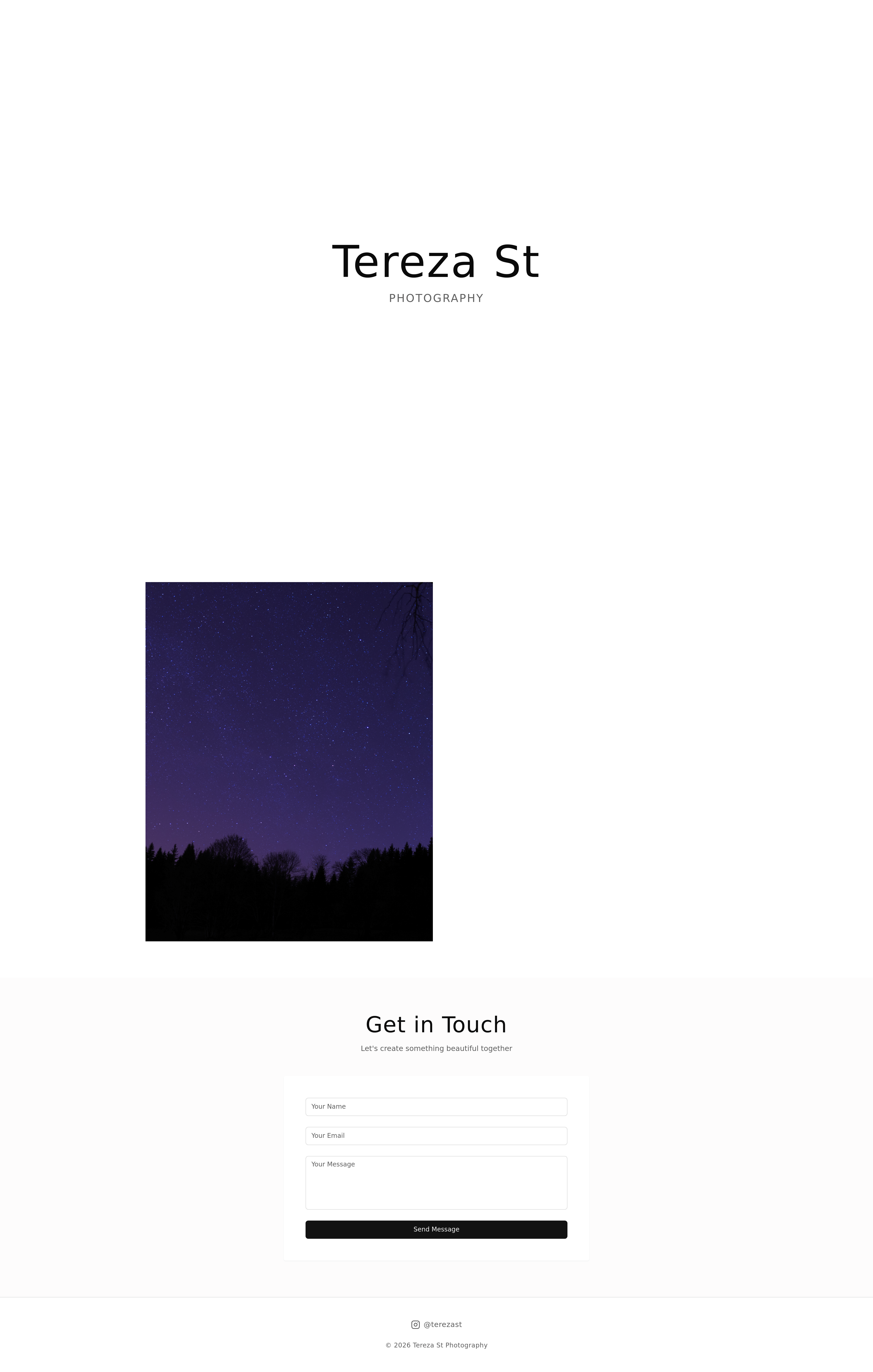 Photo Portfolio Site