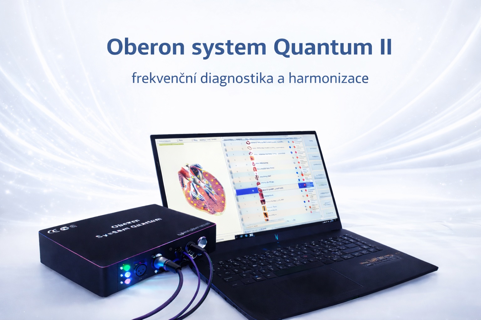 OBERON Quantum II – přístroj a jeho příslušenství